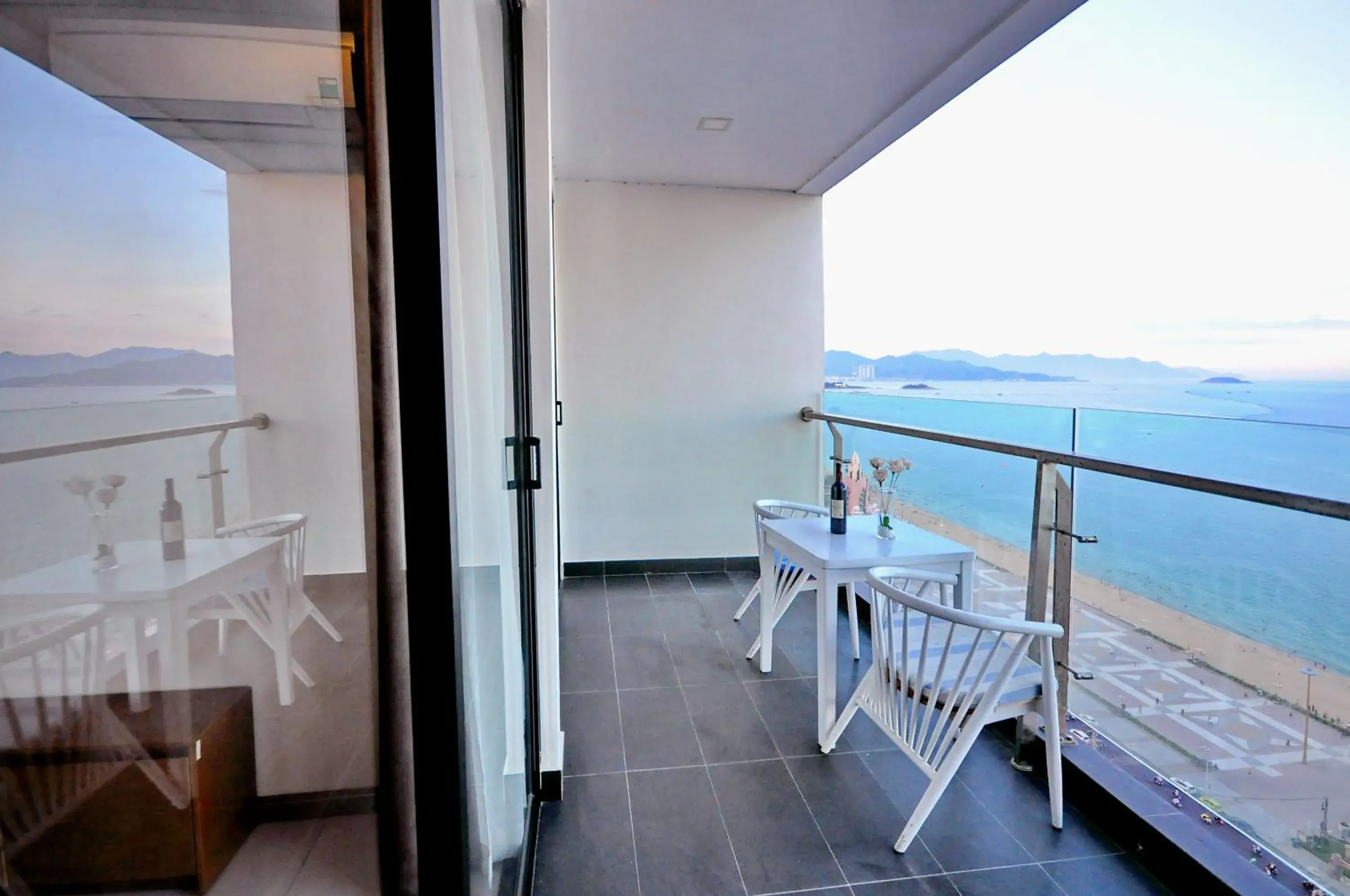 Balcony/Terrace in Holi Beach Hotel & Apartments