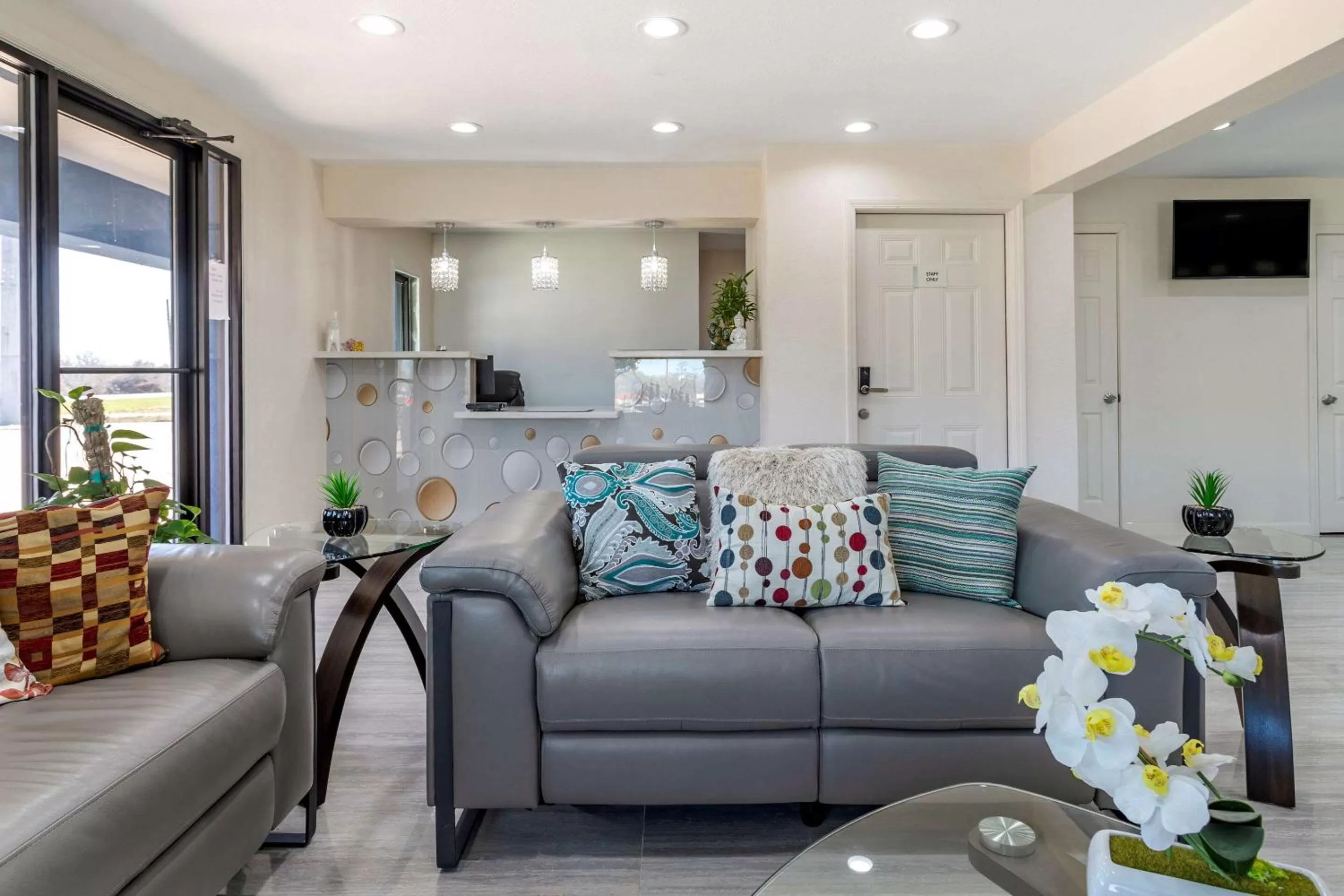 Lobby or reception in Rodeway Inn