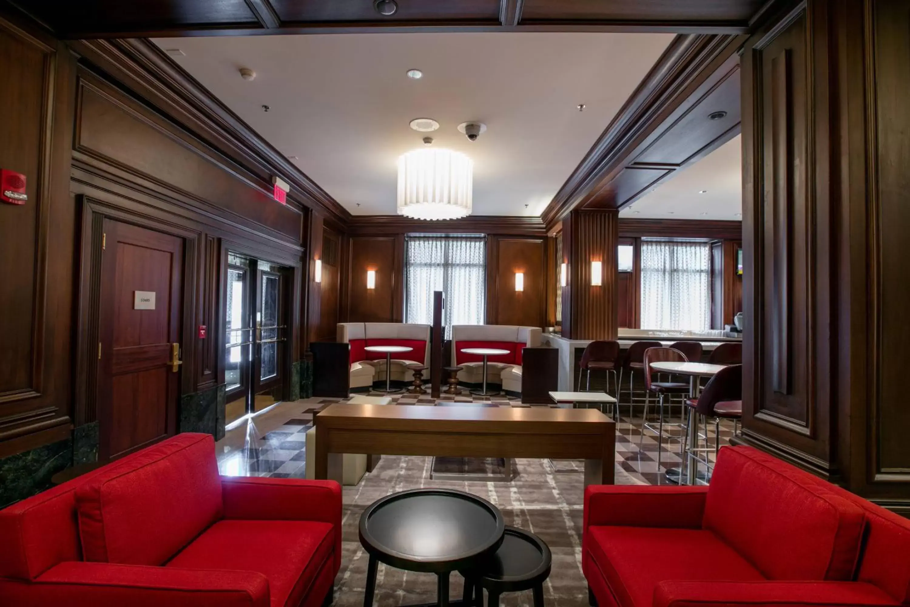 Lobby or reception, Restaurant/Places to Eat in Courtyard St. Louis Downtown/Convention Center