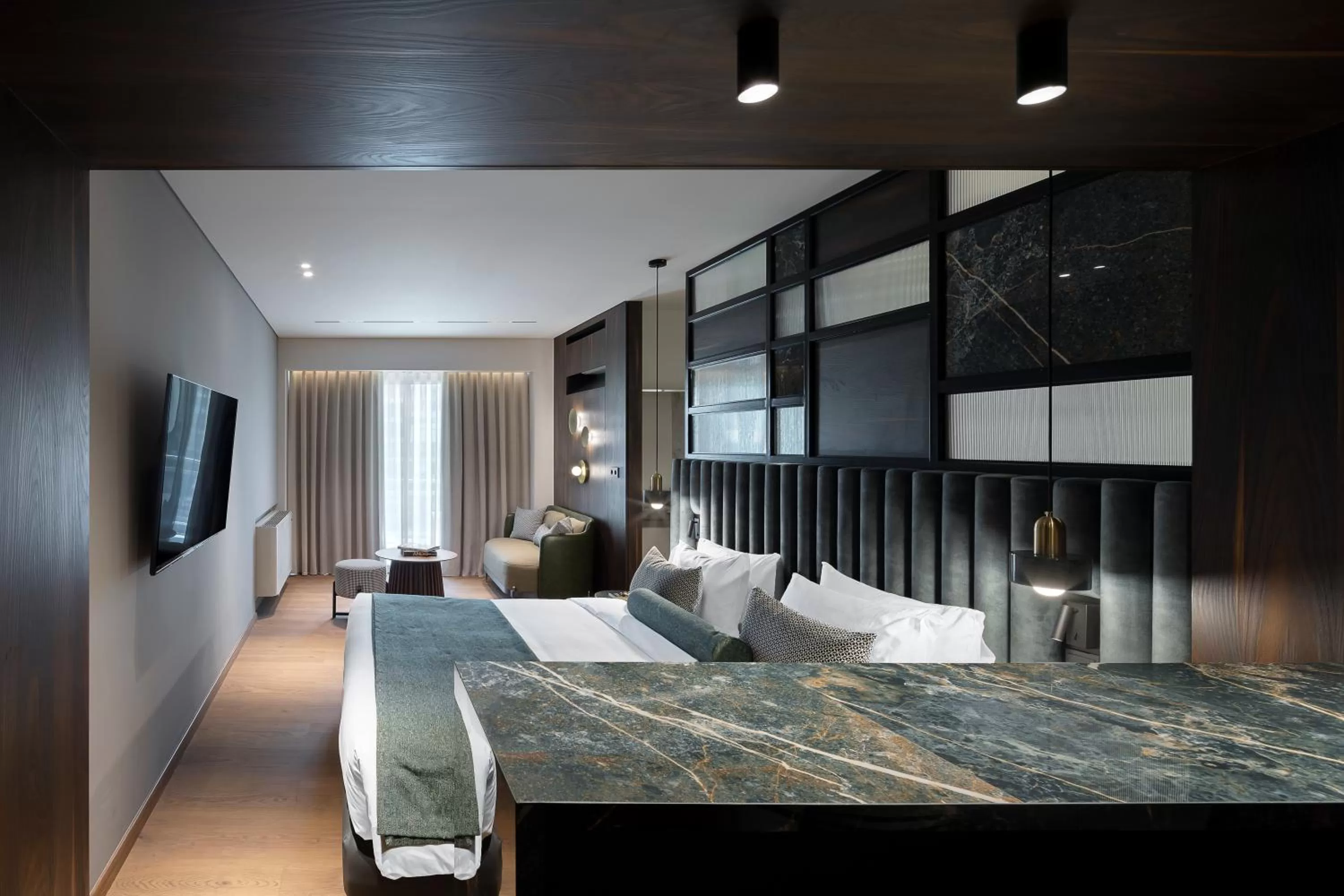 Photo of the whole room, Bed in The Stanley