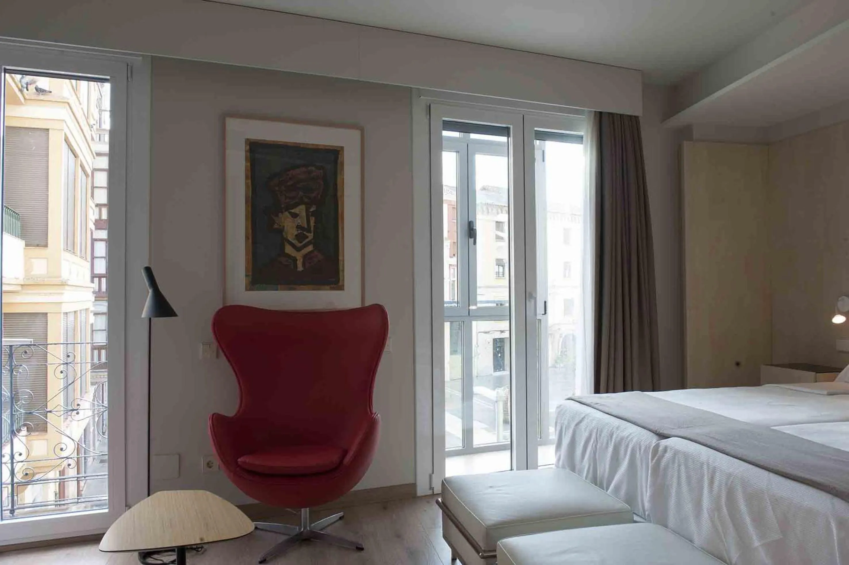 Bed in San Gil Plaza Hotel