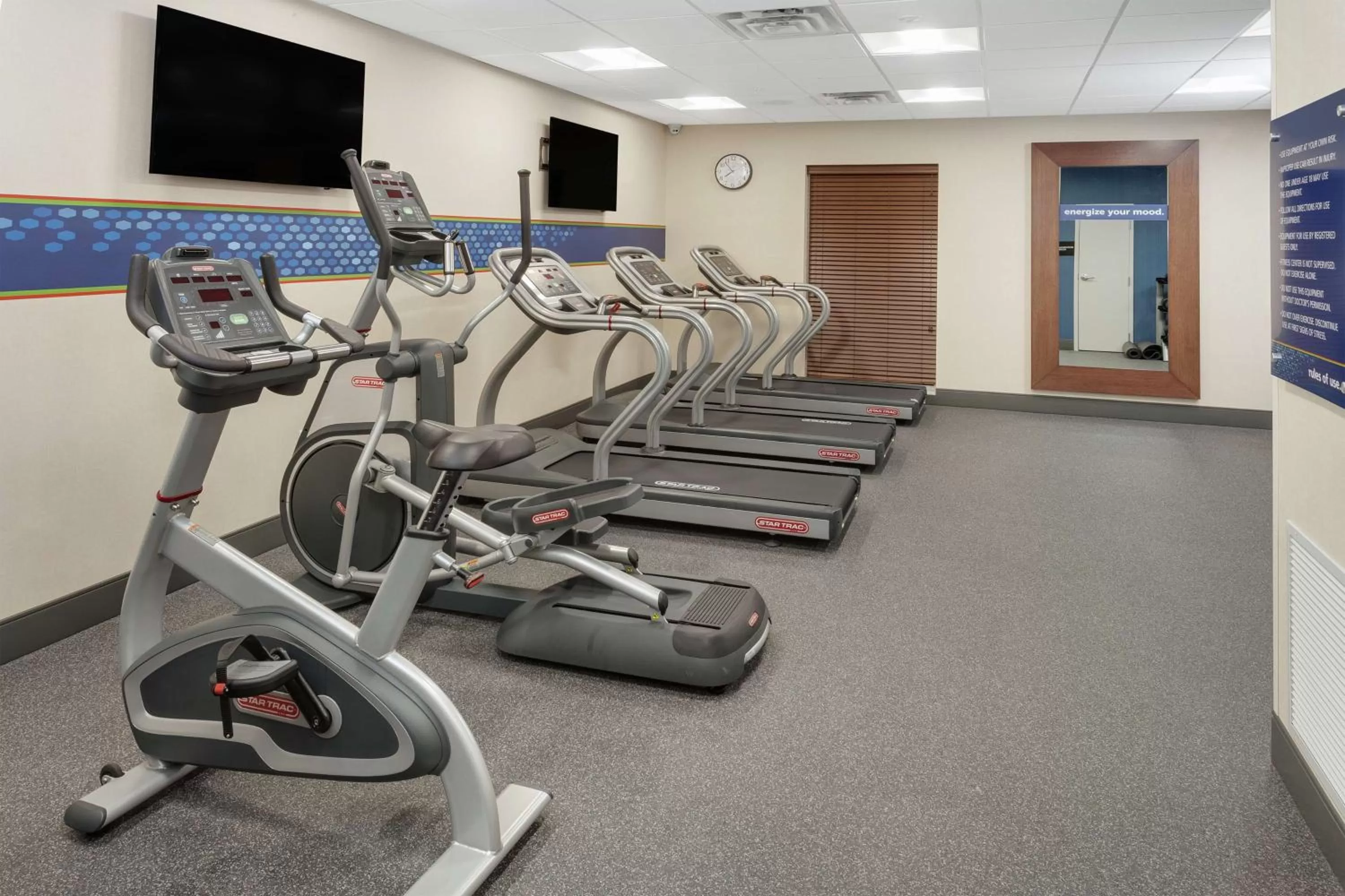 Fitness centre/facilities in Hampton Inn & Suites Rocky Hill - Hartford South
