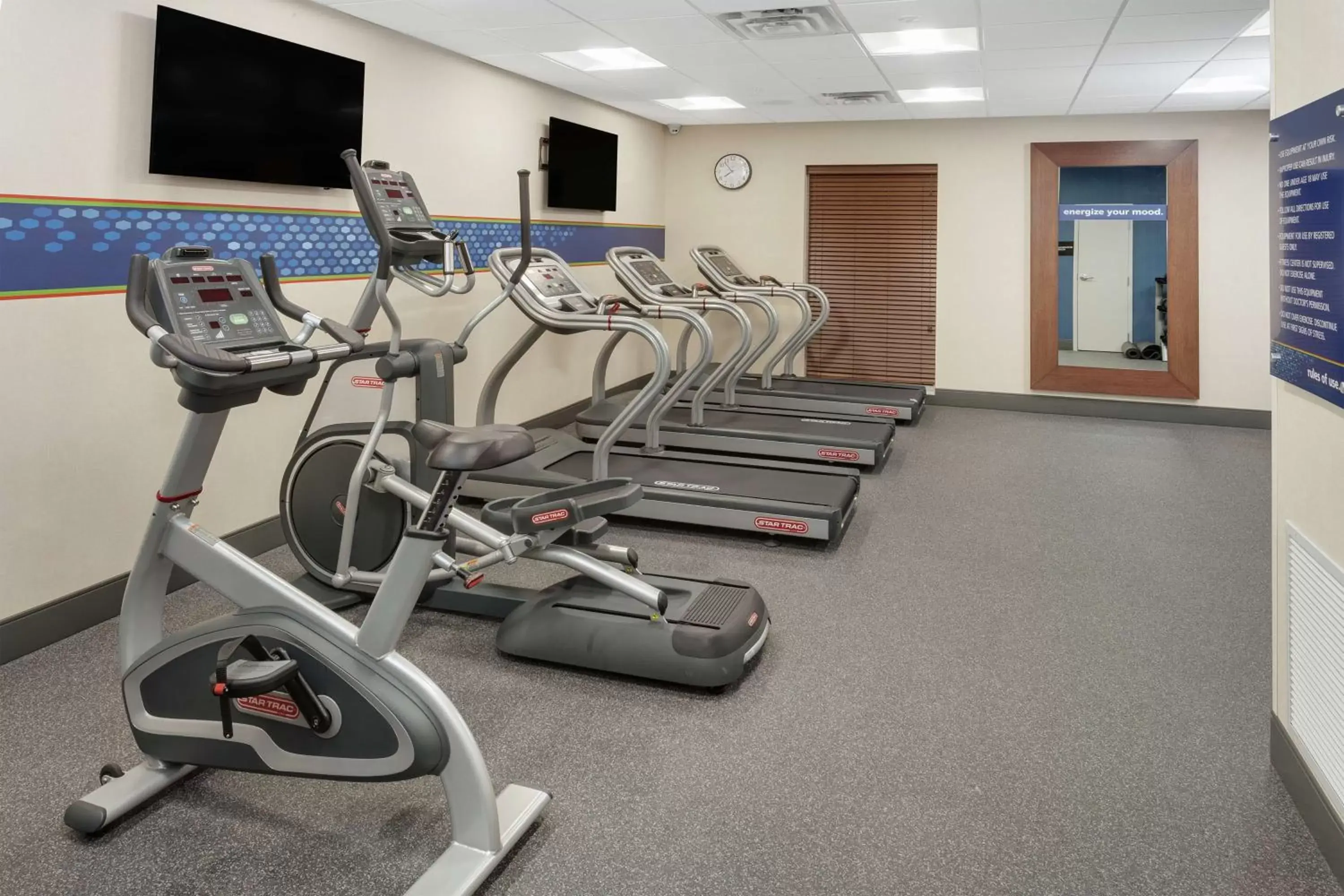 Fitness centre/facilities, Fitness Center/Facilities in Hampton Inn & Suites Rocky Hill - Hartford South