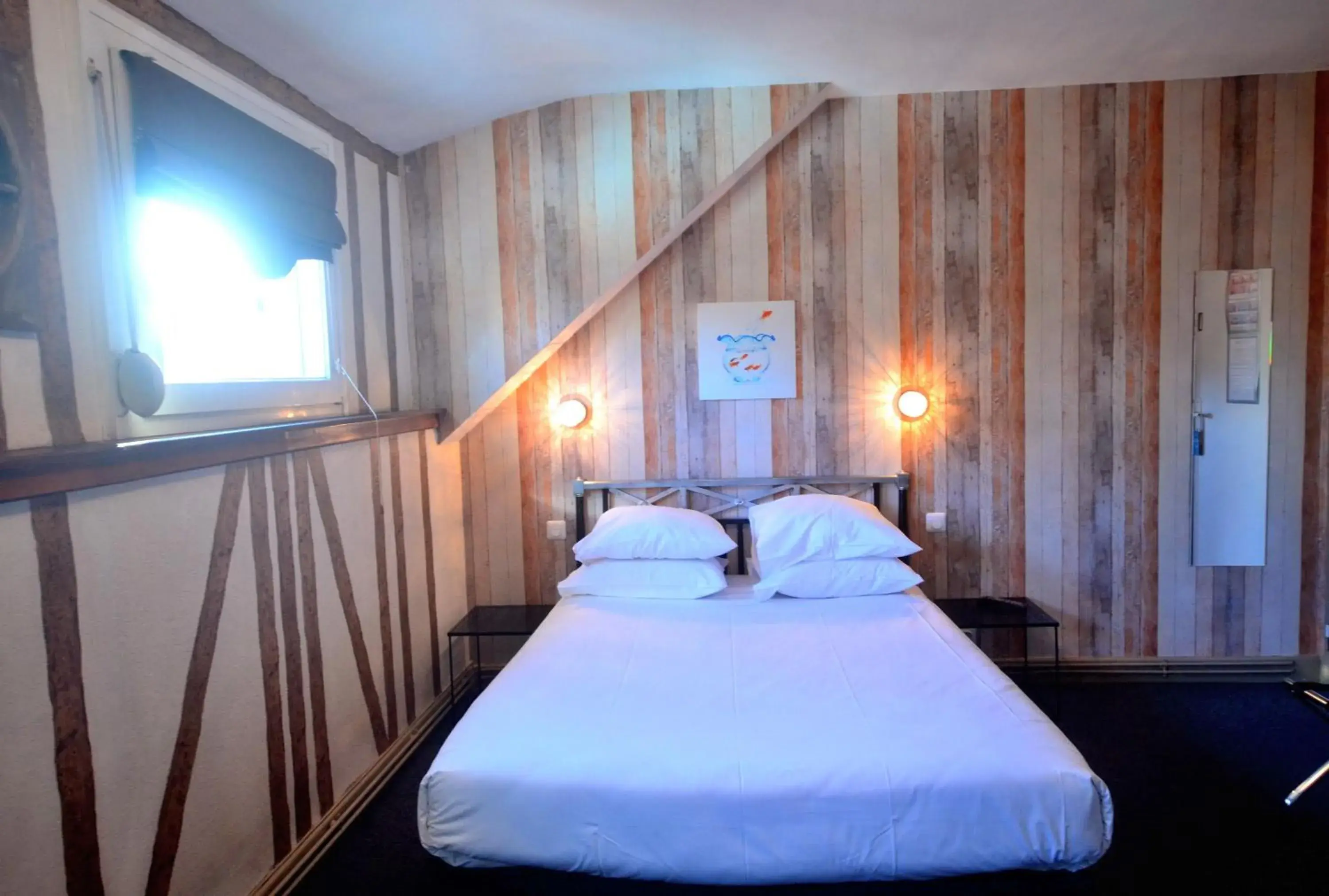 Bed in Hotel Vauban