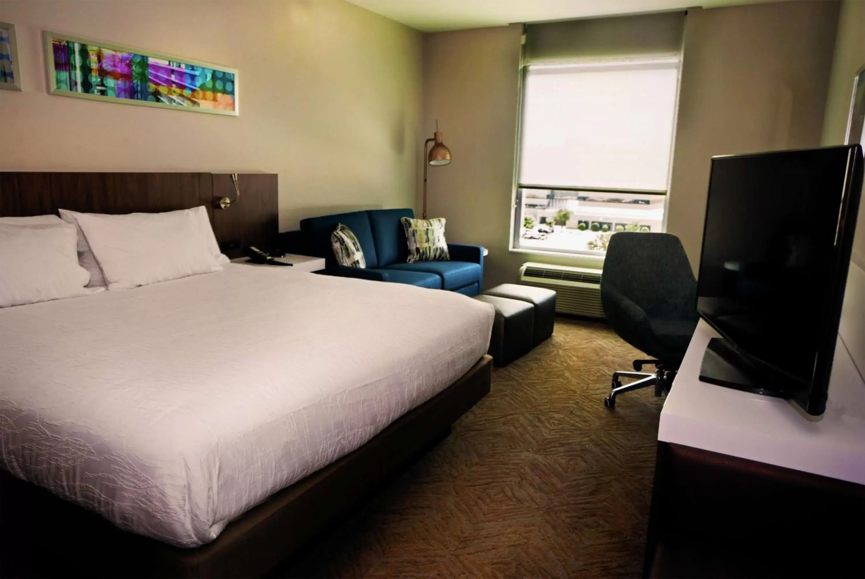 View (from property/room), Bed in Hilton Garden Inn Dallas At Hurst Conference Center View (from property/room), Bed in Hilton Garden Inn Dallas At Hurst Conference Center