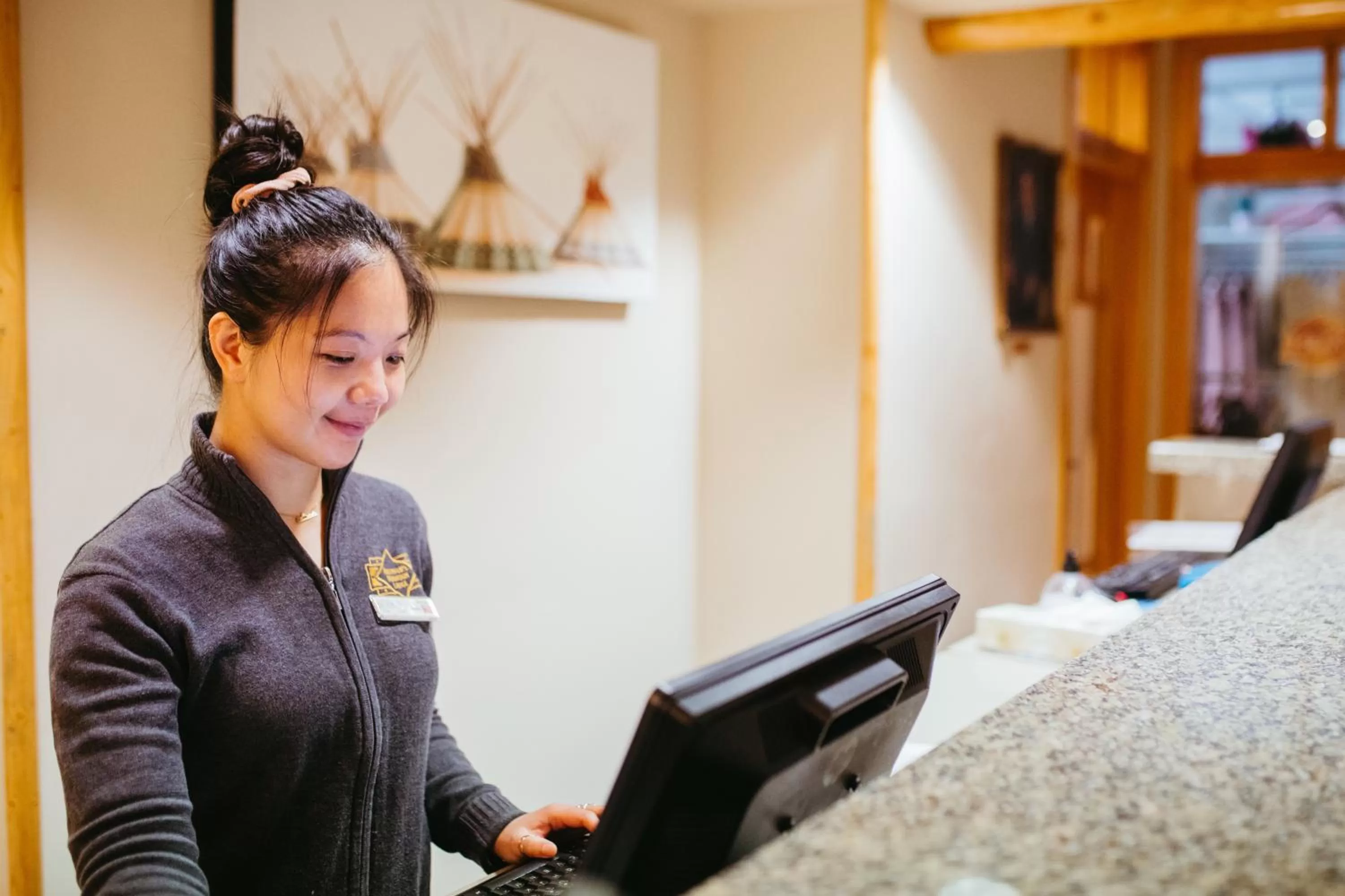 Staff in Brewster Mountain Lodge