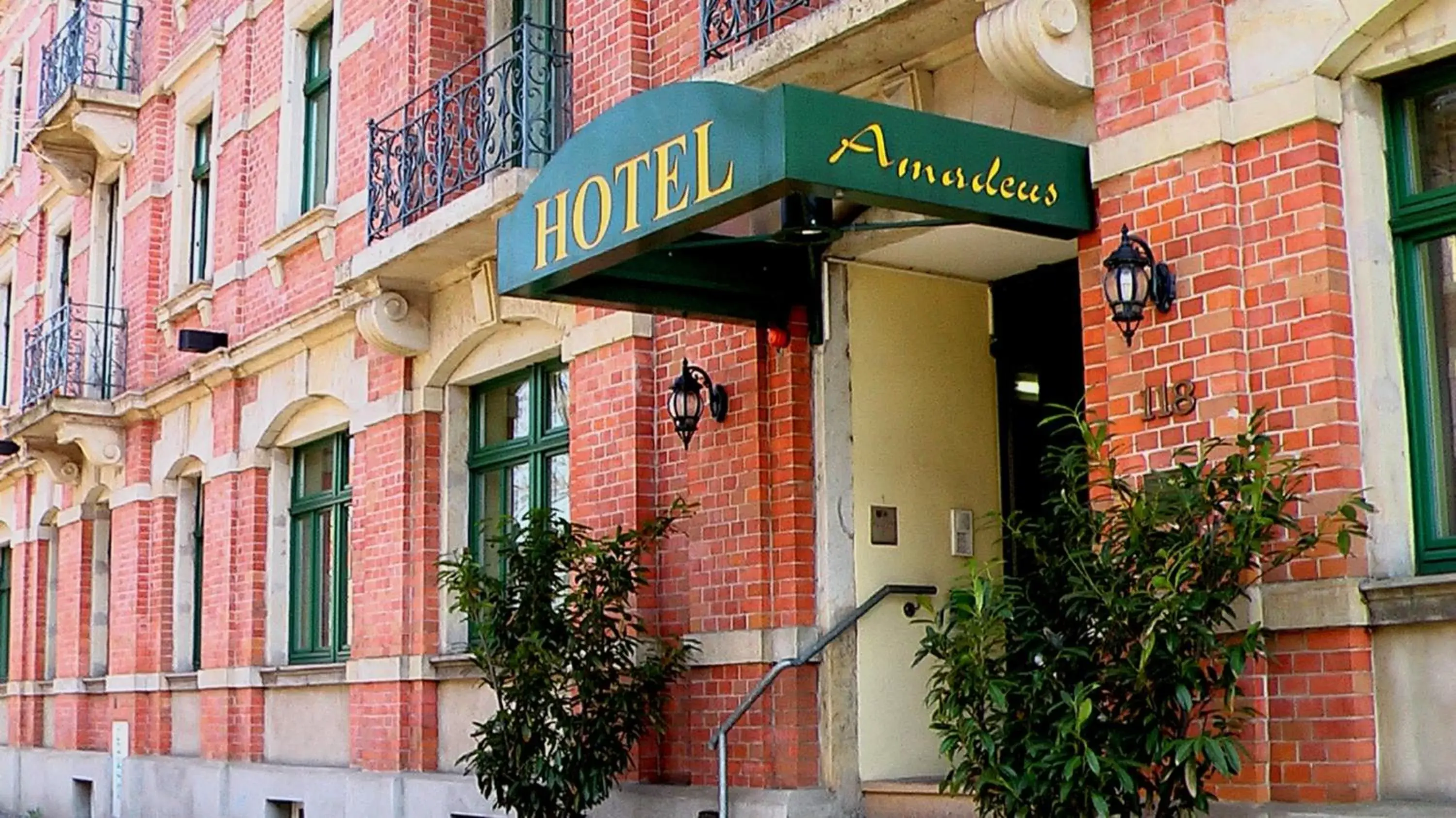 Property building in Hotel Amadeus