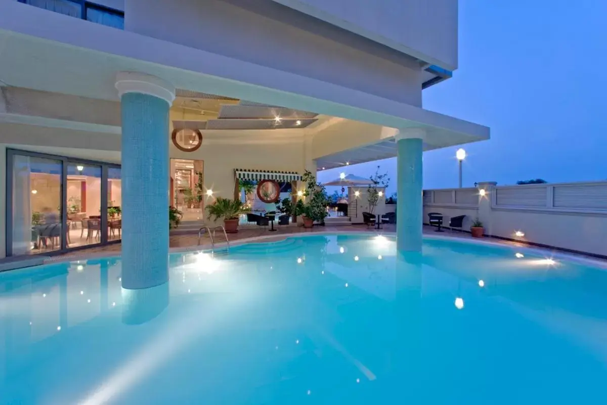 Swimming Pool in Mediterranean Hotel