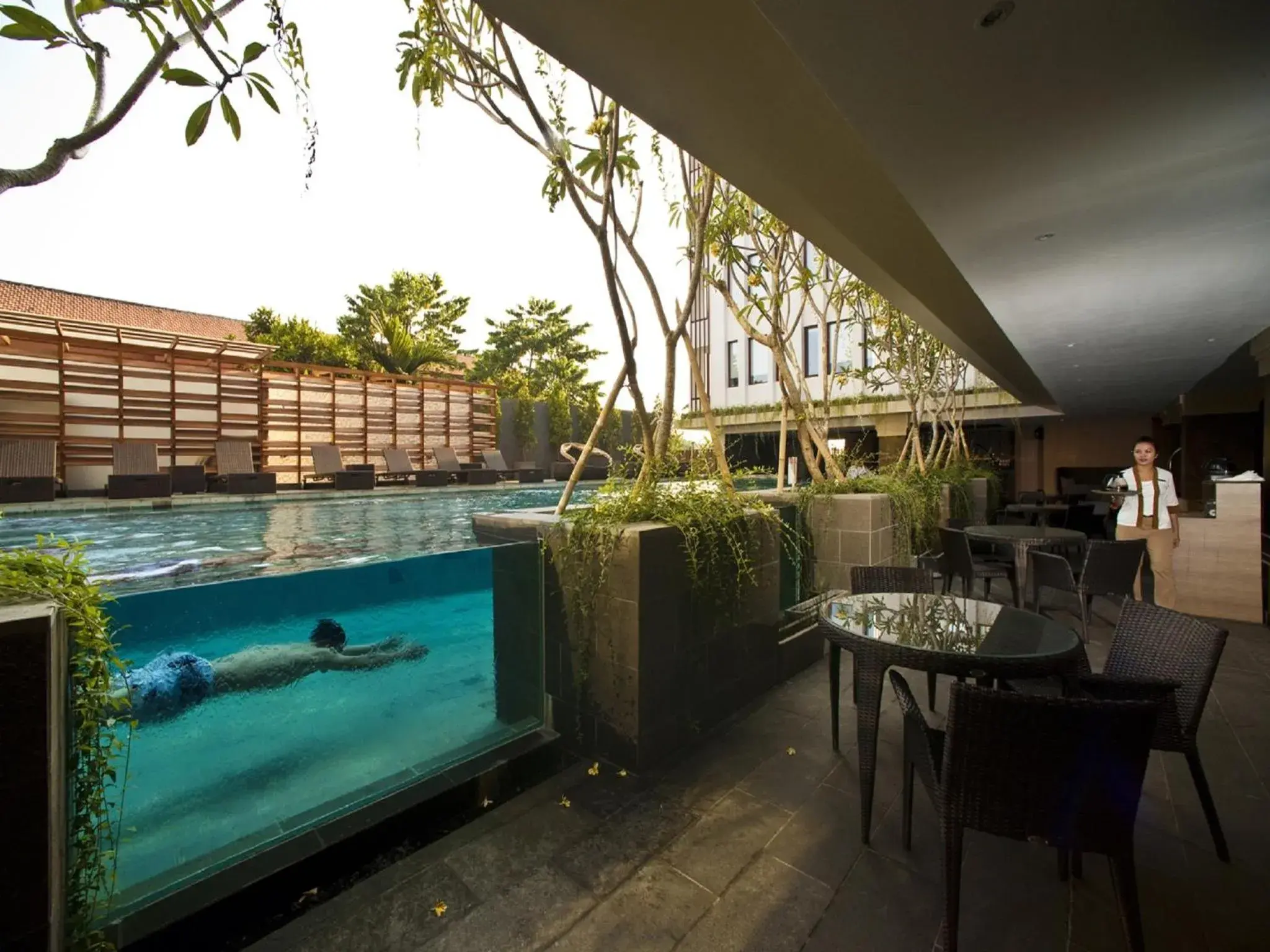 Swimming Pool in Grand Zuri Kuta Bali Hotel