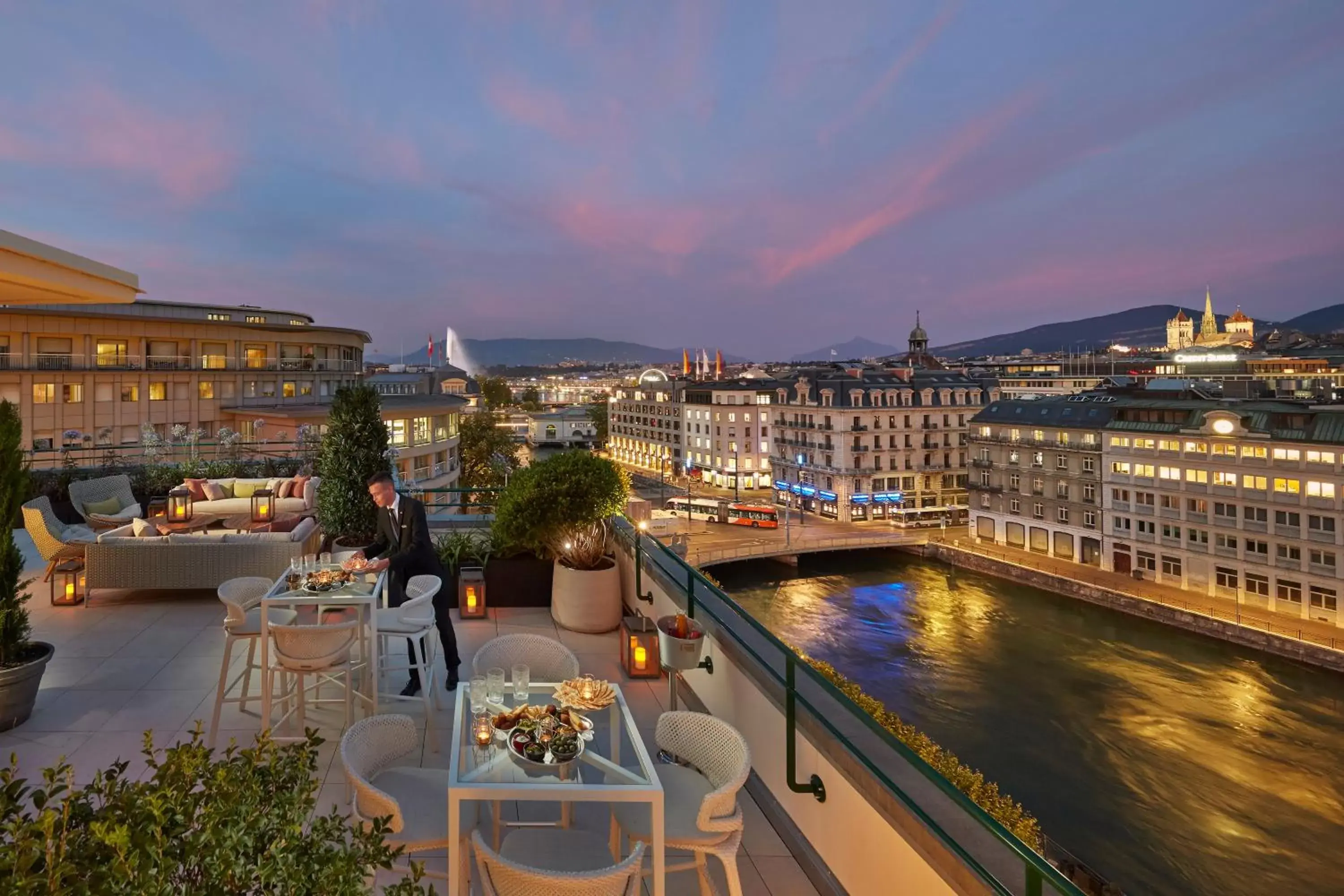 Balcony/Terrace in Mandarin Oriental, Geneva