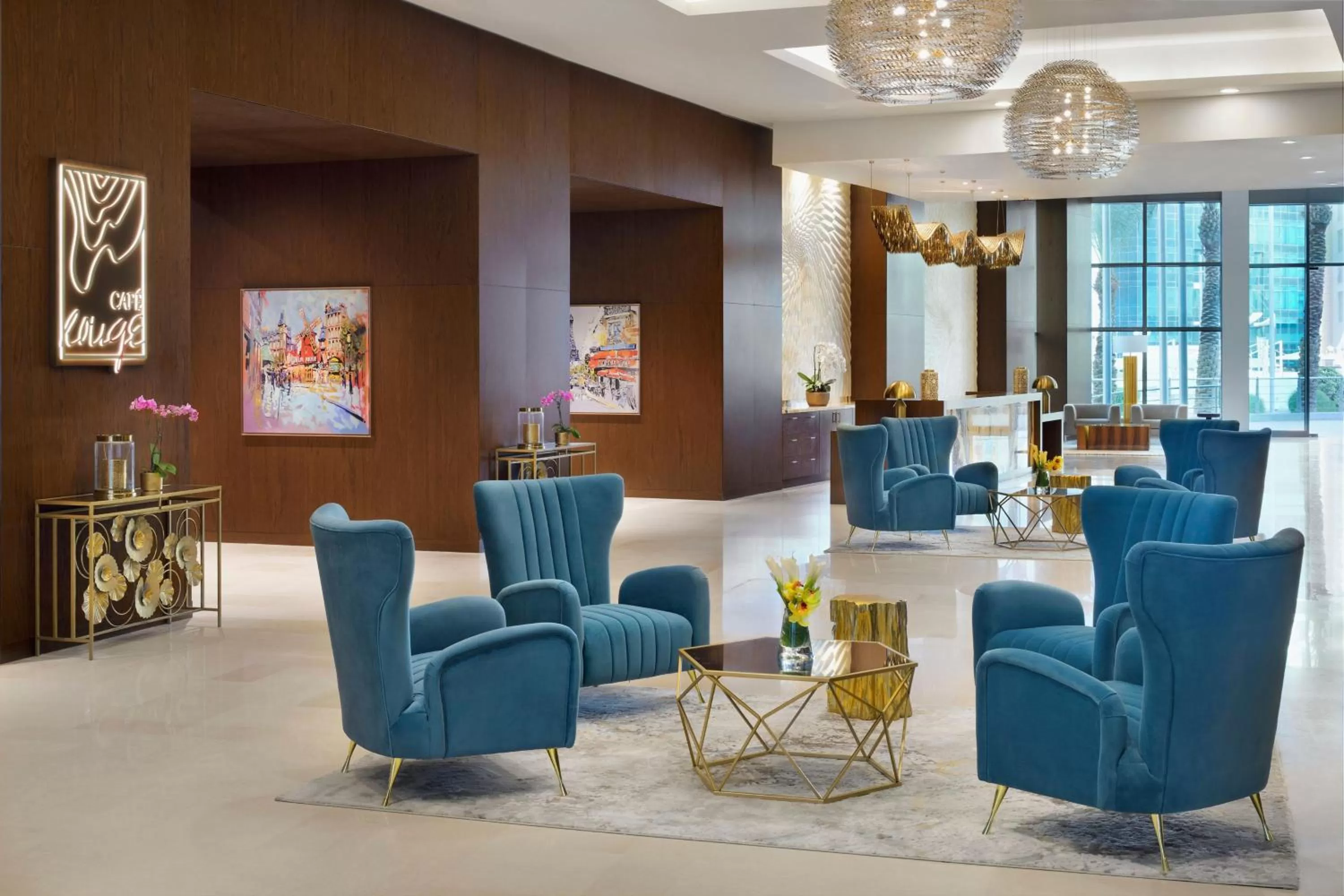 Lobby or reception in Le Meridien City Center Doha