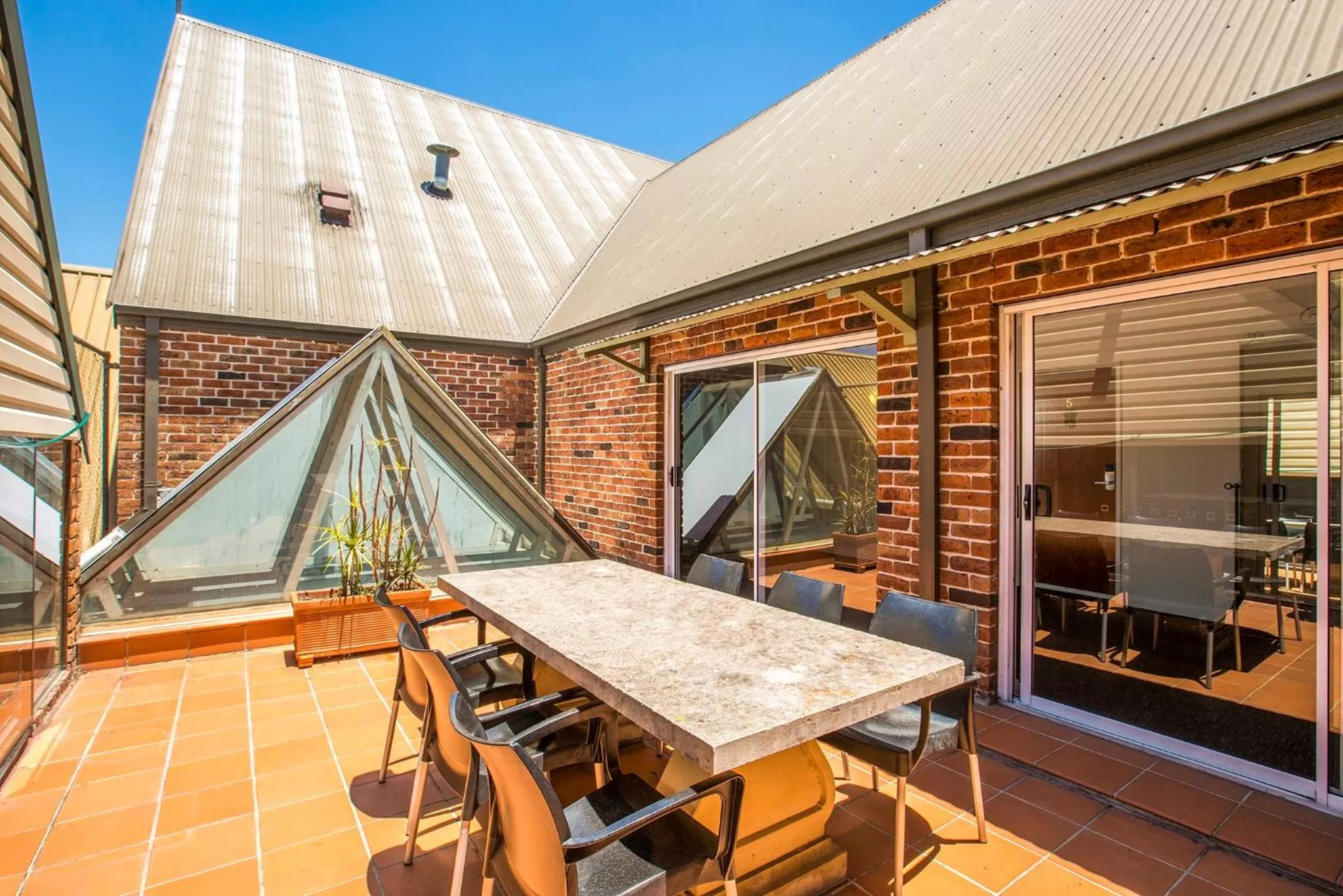 Balcony/Terrace in Nightcap at Blue Cattle Dog Hotel