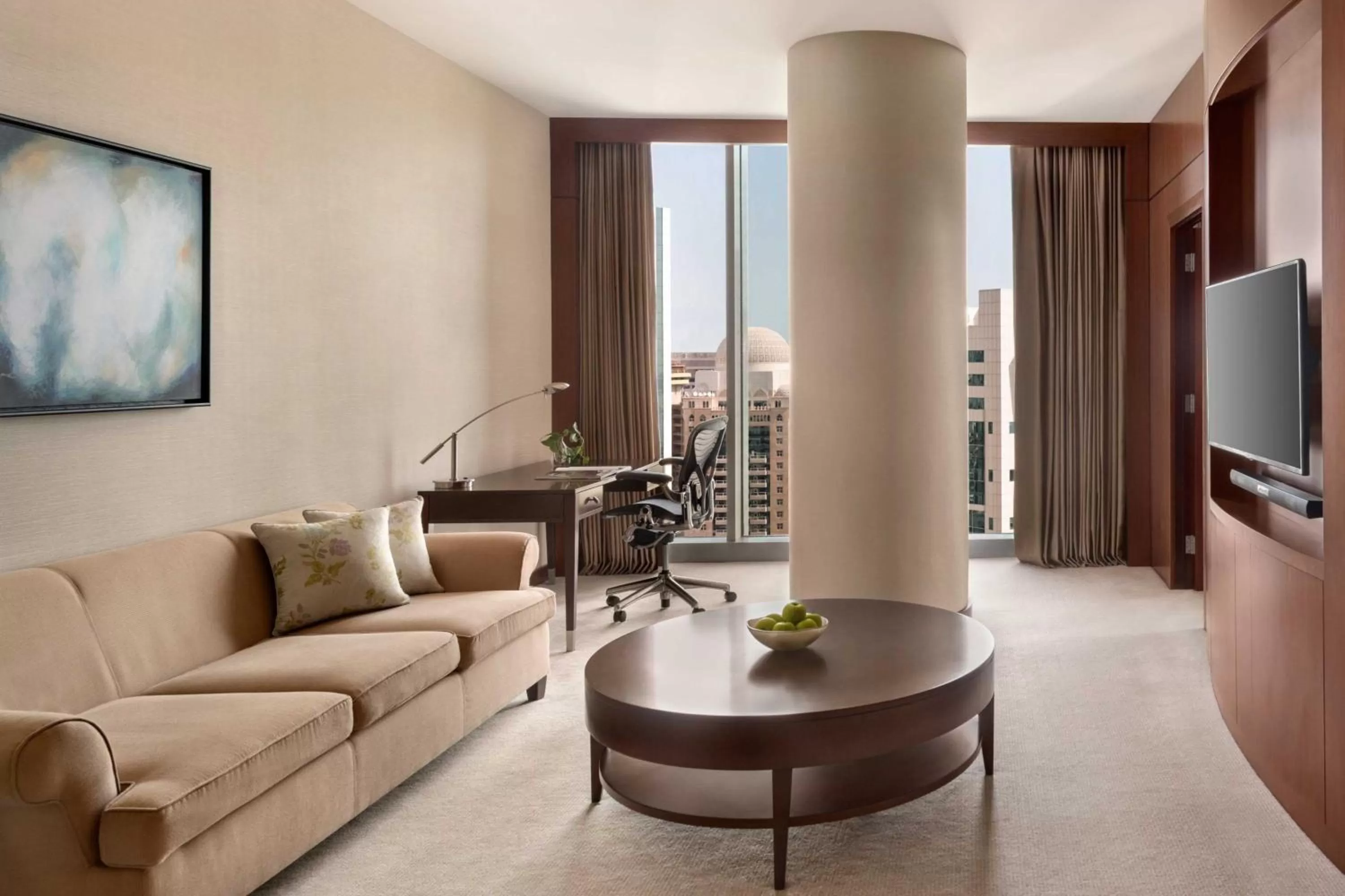 Living room in JW Marriott Marquis City Center Doha