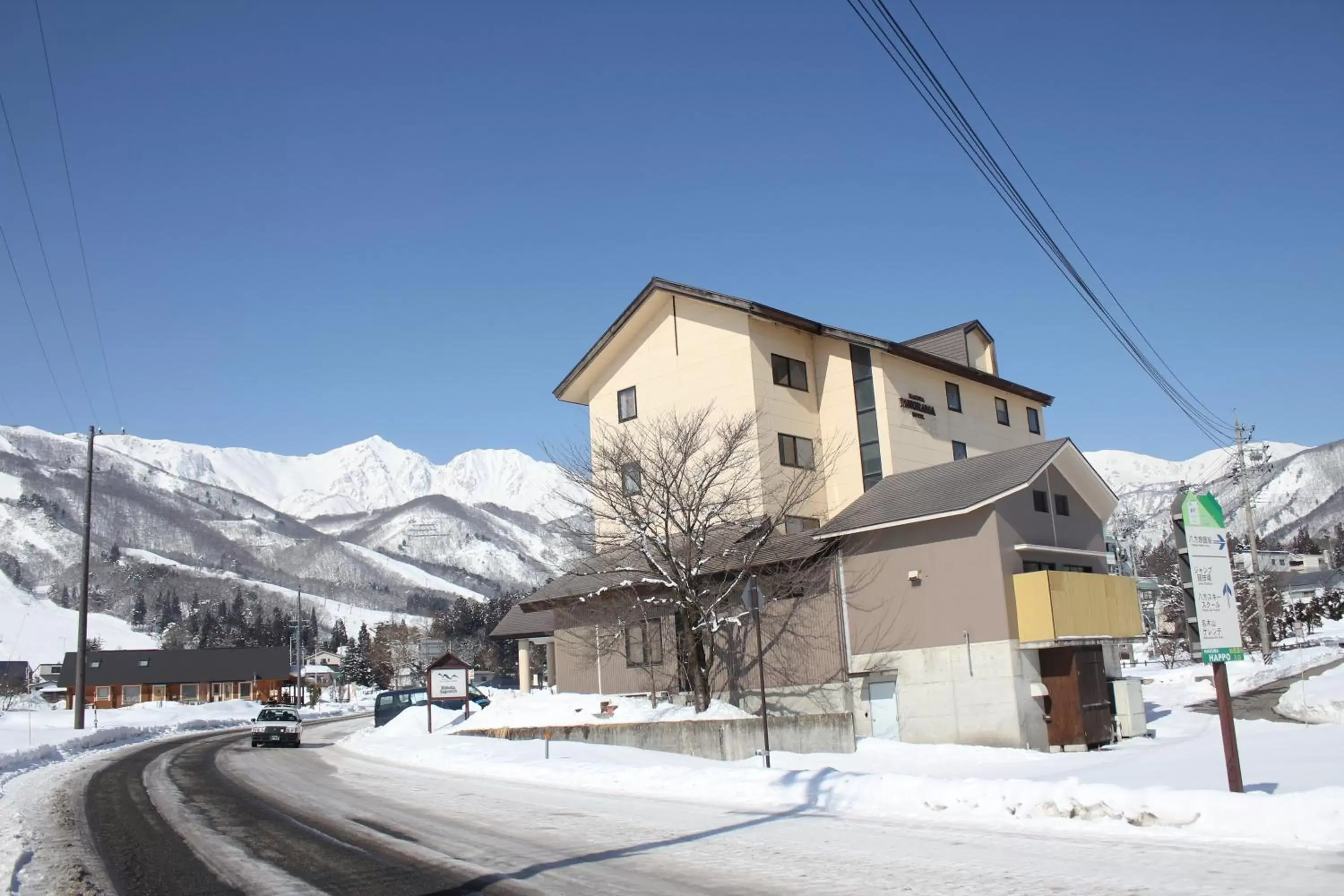 Property building, Winter in Hakuba Panorama Hotel