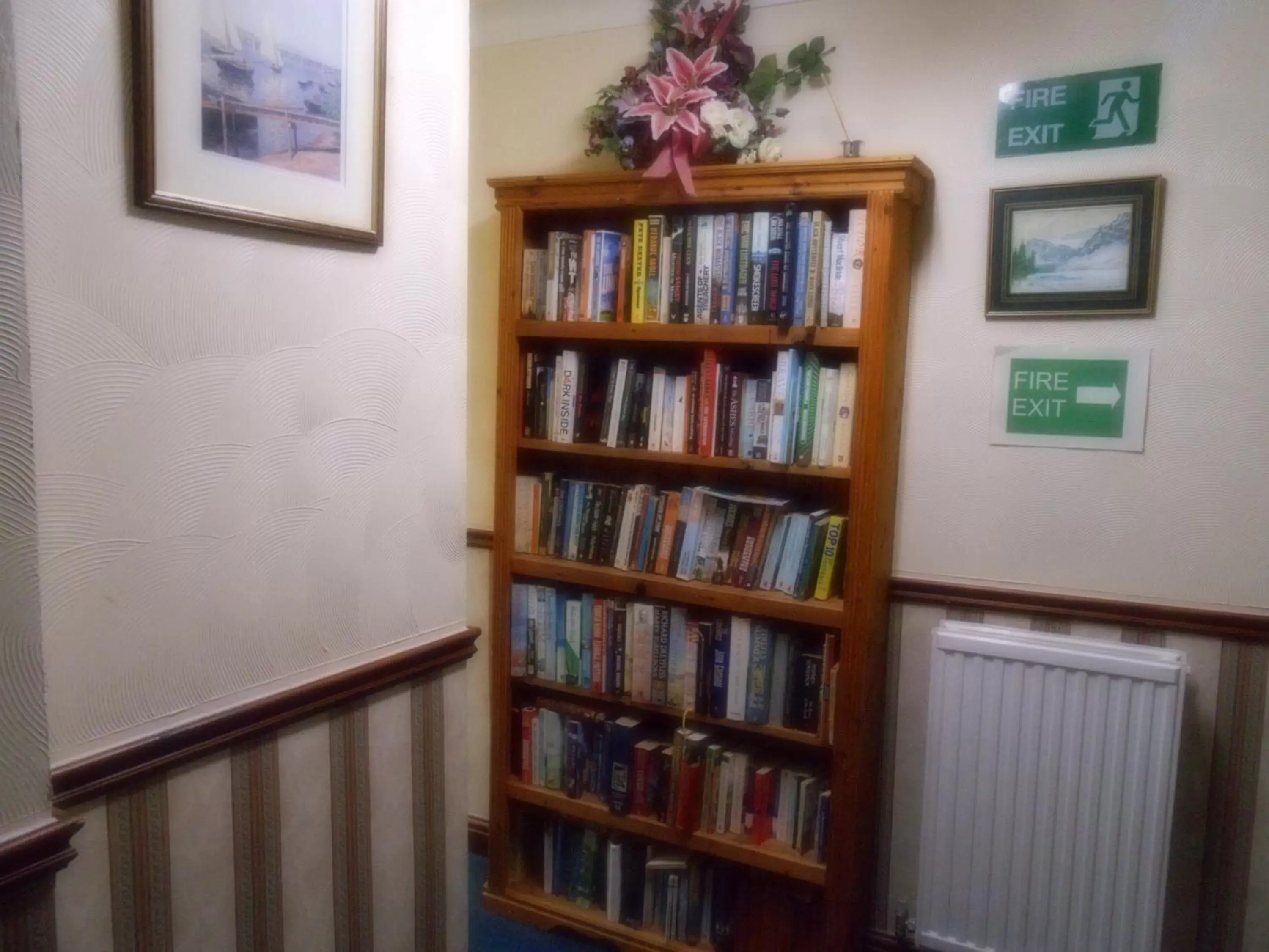 Property building, Library in Dinorben Arms Hotel