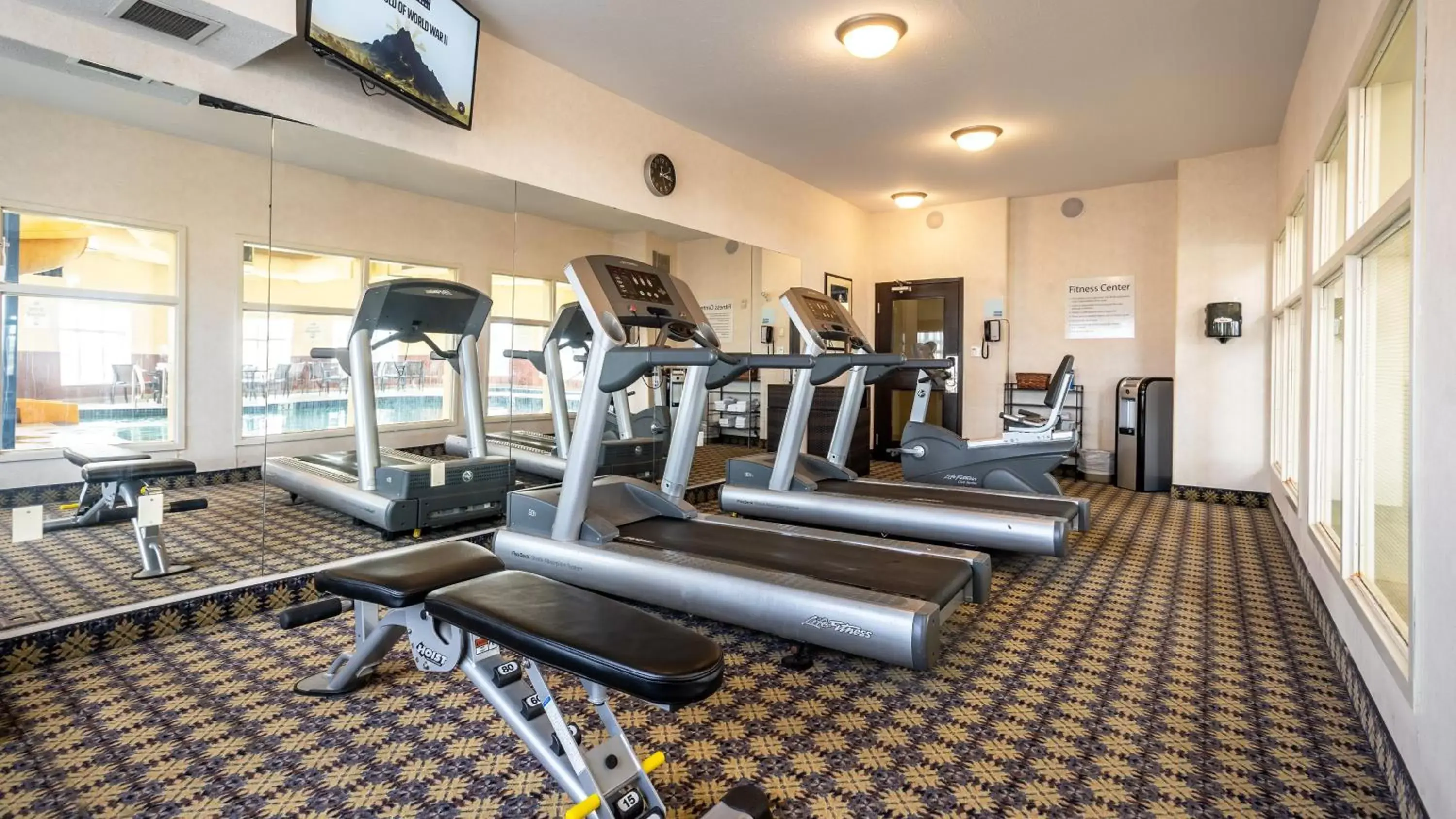 Fitness centre/facilities, Fitness Center/Facilities in Holiday Inn Express Hotel & Suites - Edmonton International Airport, an IHG Hotel