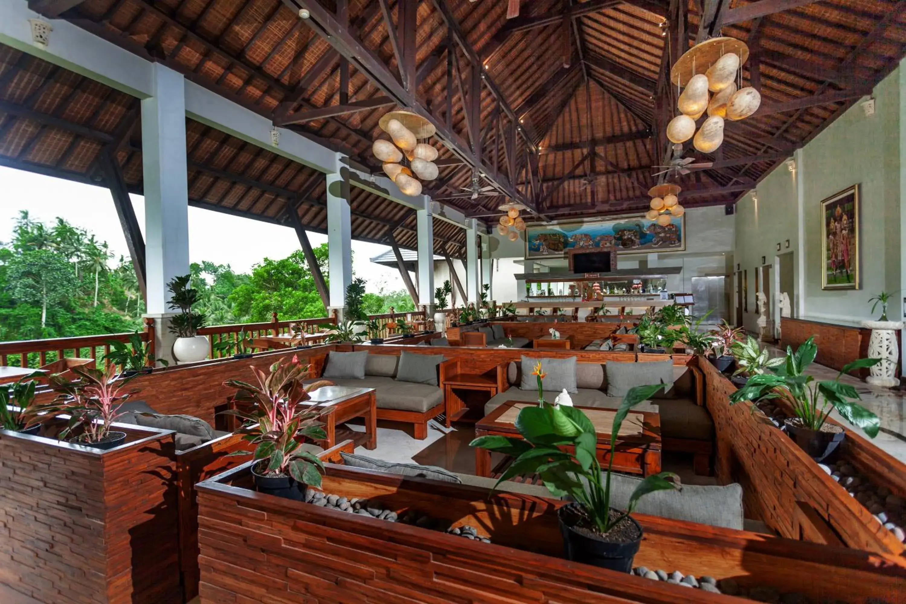 Lounge or bar, Restaurant/Places to Eat in The Lokha Ubud Resort Villas and Spa
