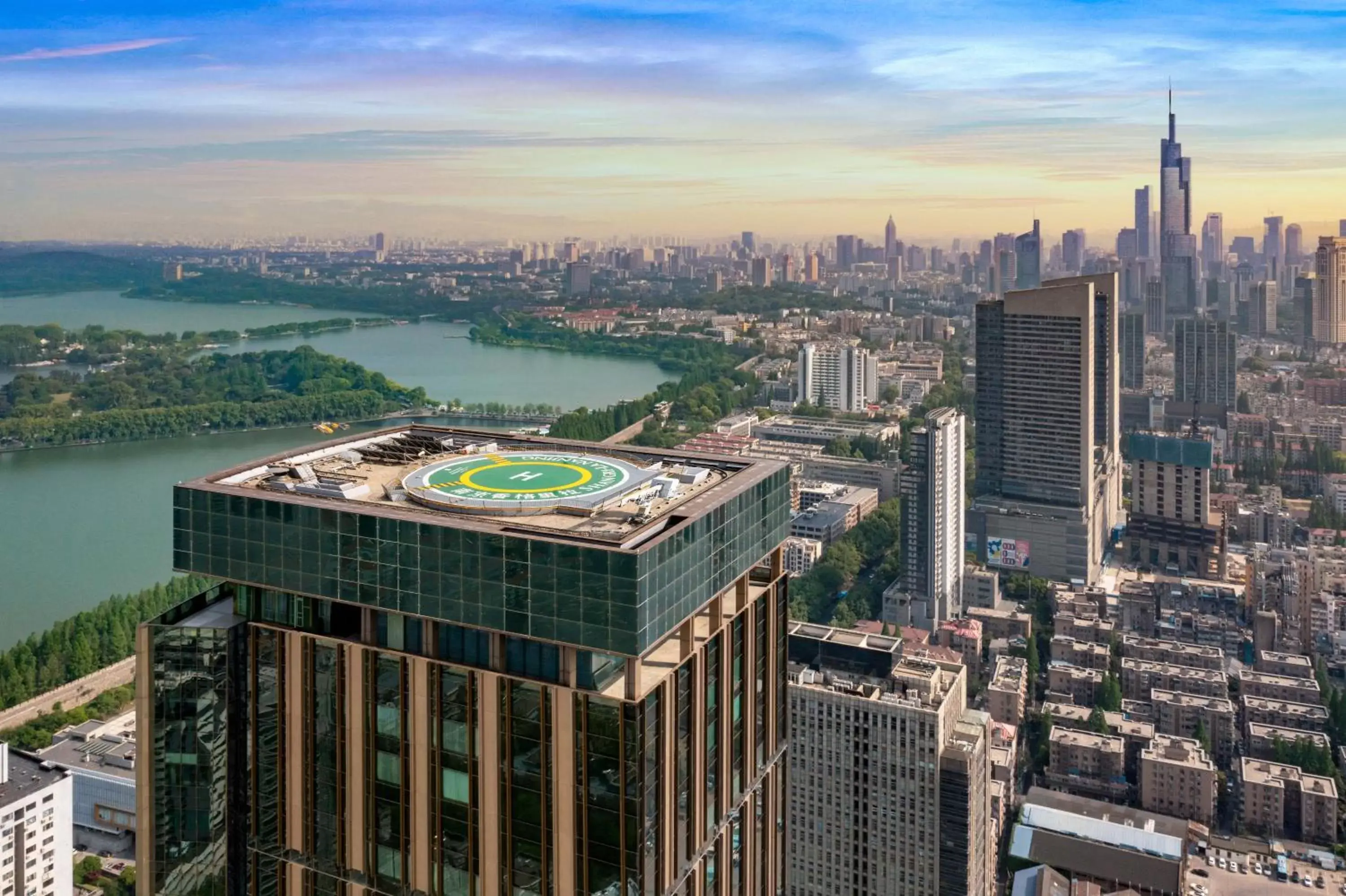 View (from property/room), Bird's-eye View in Shangri-La Nanjing