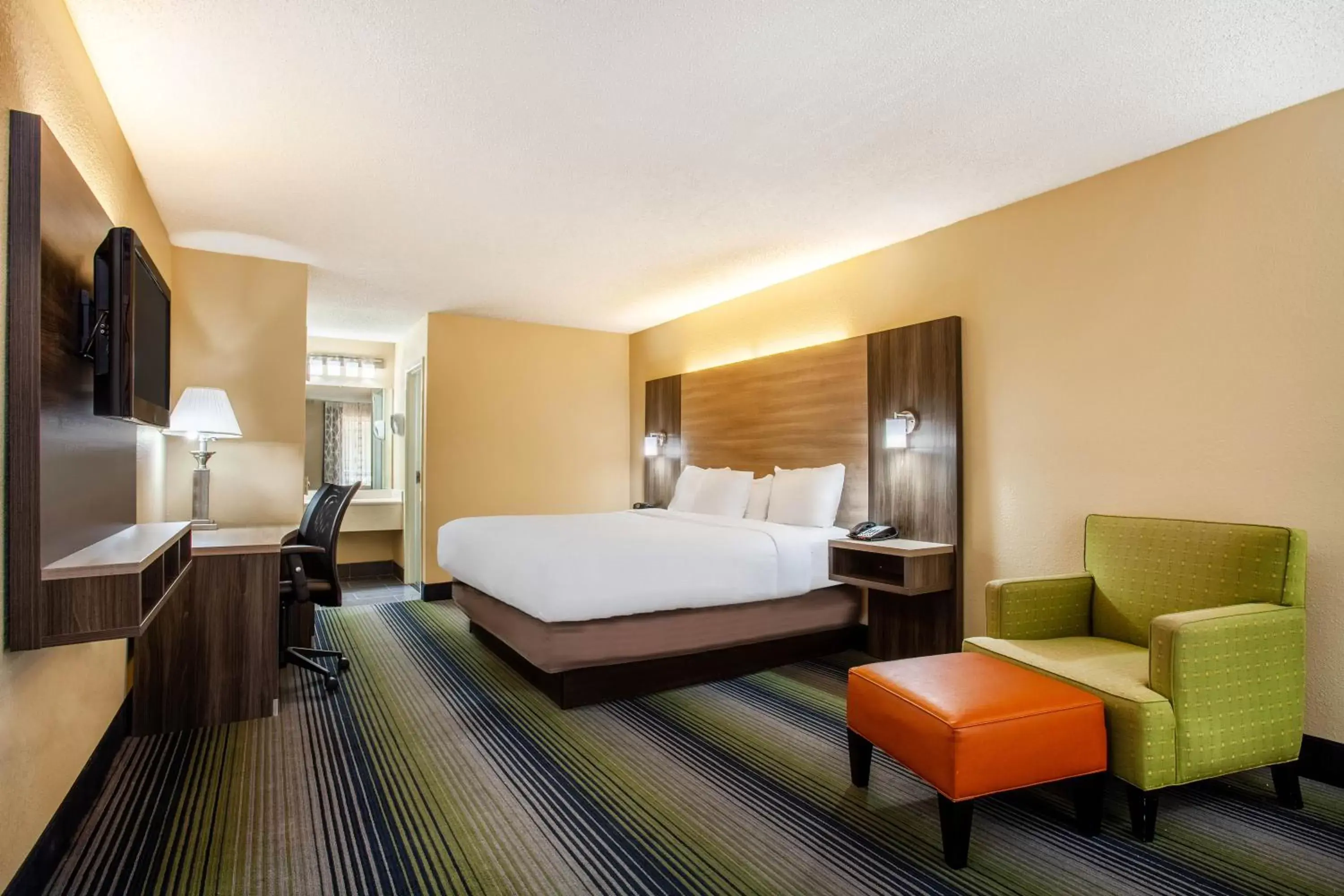 1 King Bed, Pet-Friendly, Non-Smoking in Baymont by Wyndham McDonough 1 King Bed, Pet-Friendly, Non-Smoking in Baymont by Wyndham McDonough