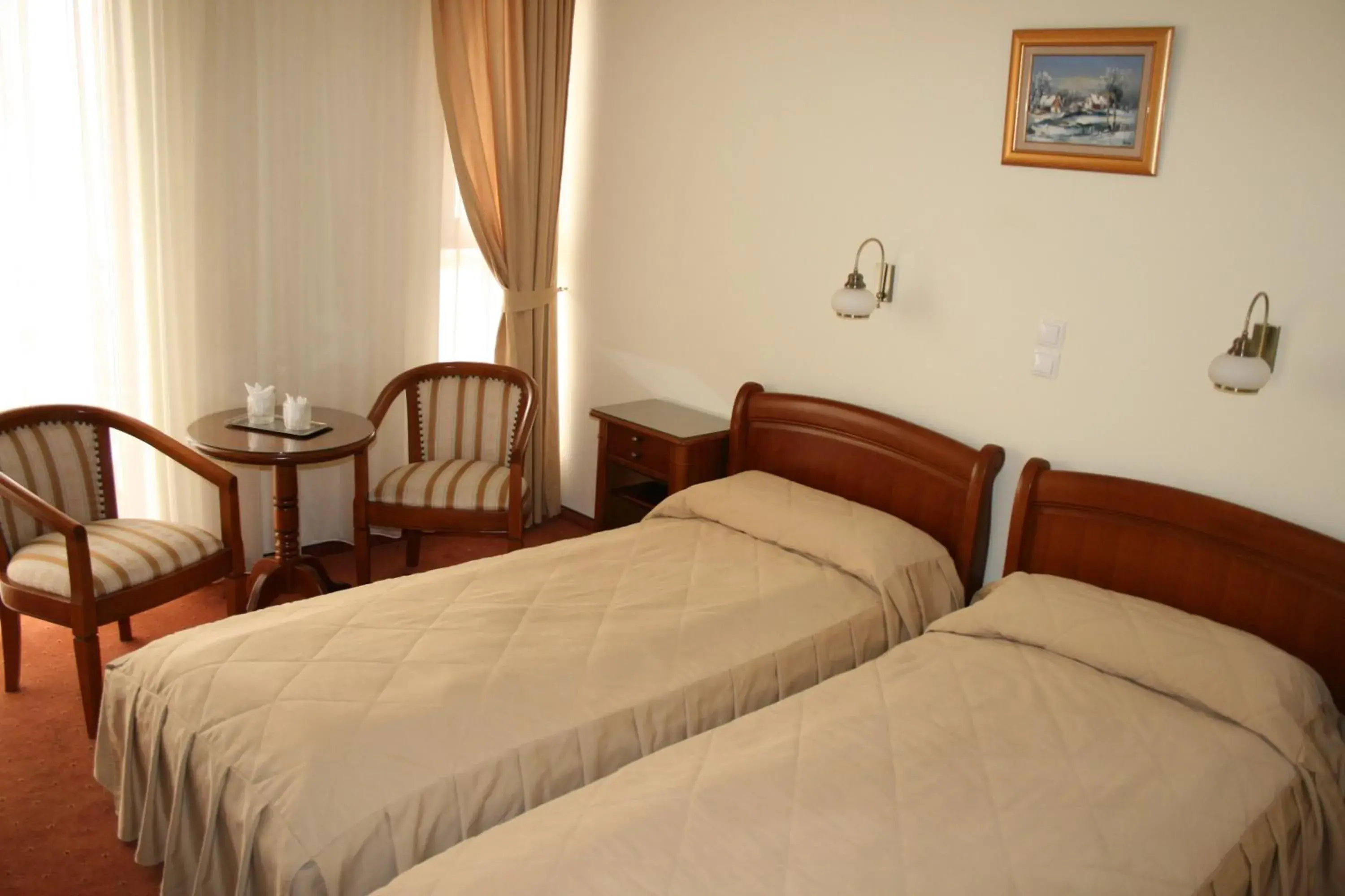 Bed in Hotel Sarmis