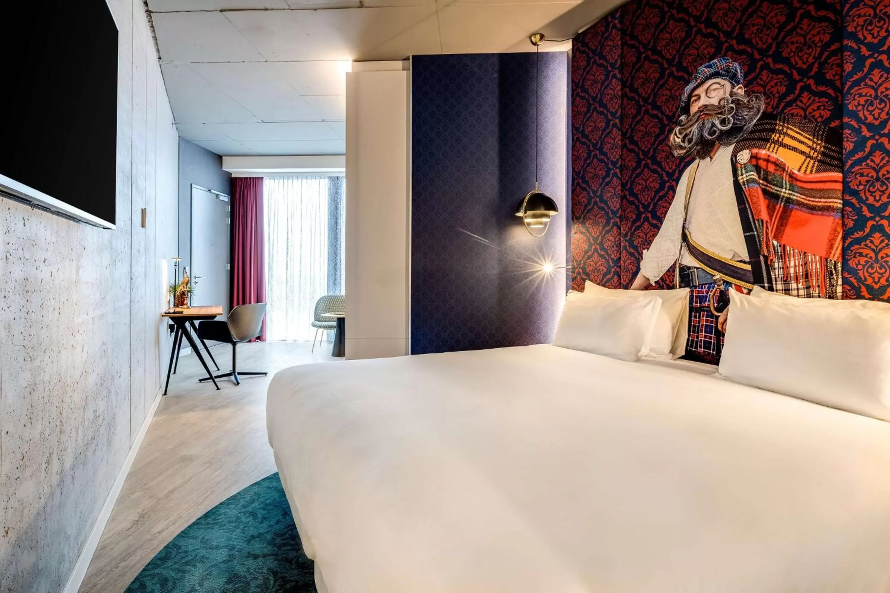 Bedroom in nhow Amsterdam Rai