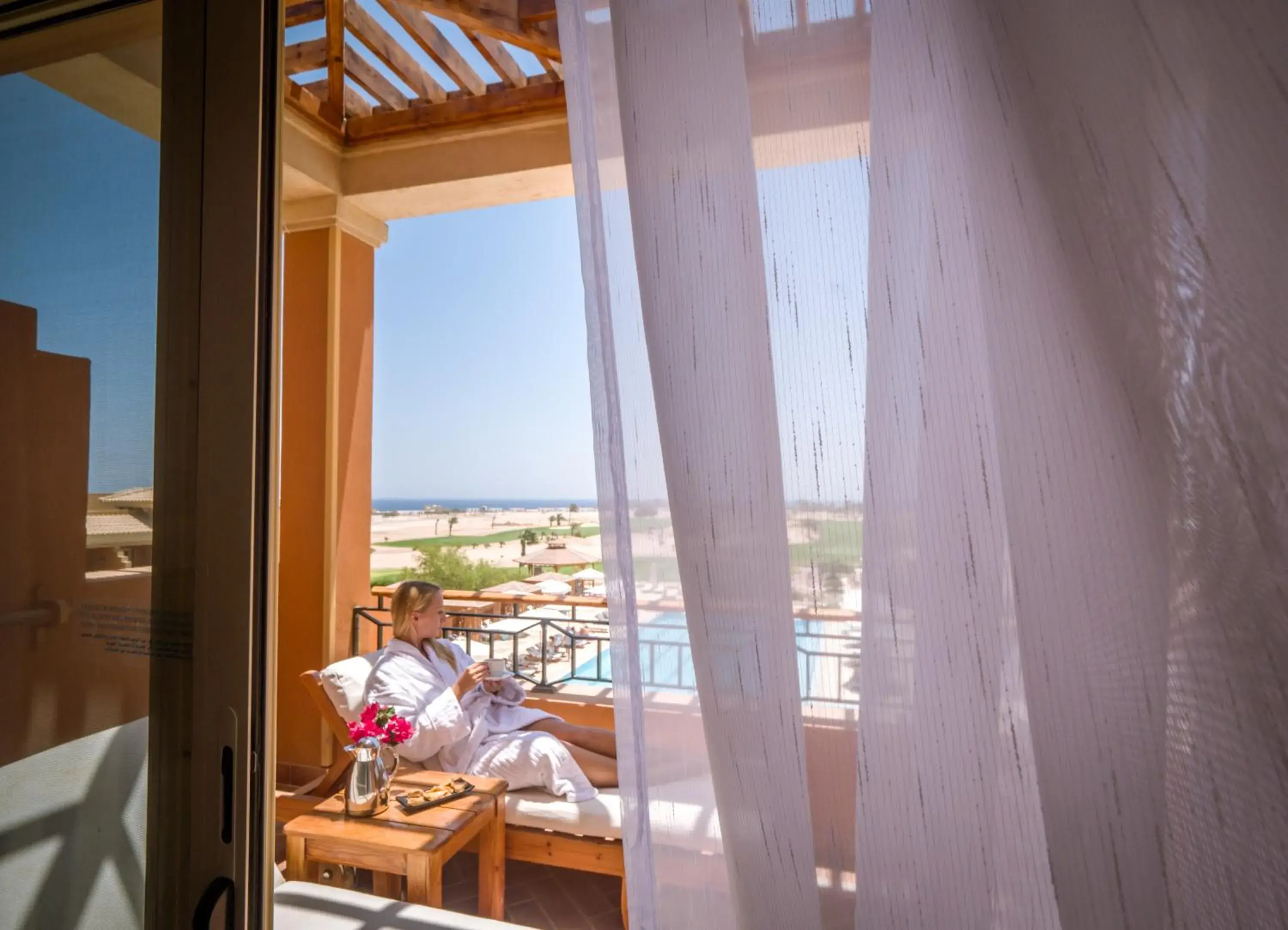 Balcony/Terrace in The Cascades Golf Resort, Spa & Thalasso