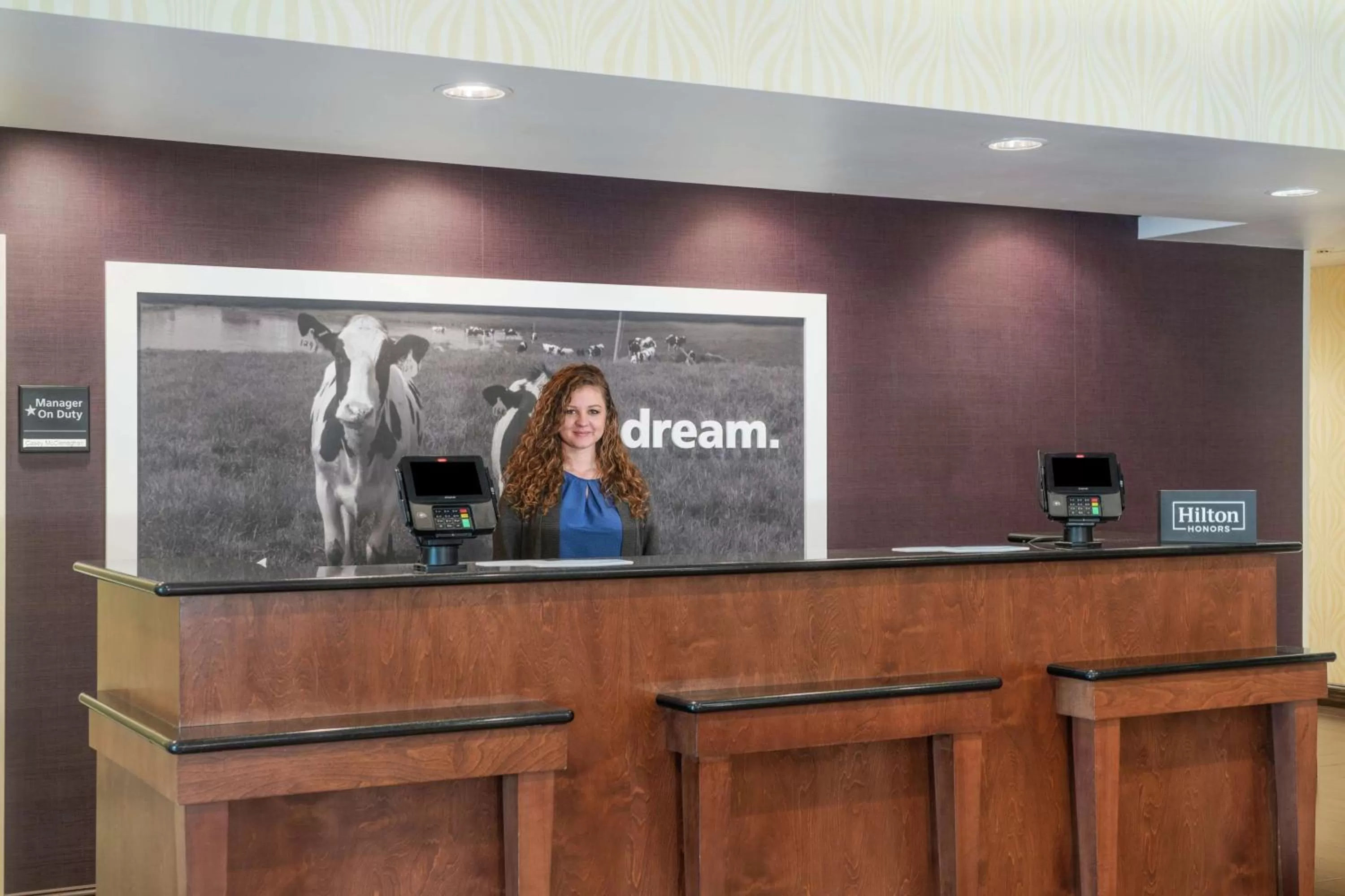 Lobby or reception in Hampton Inn Richmond - Airport