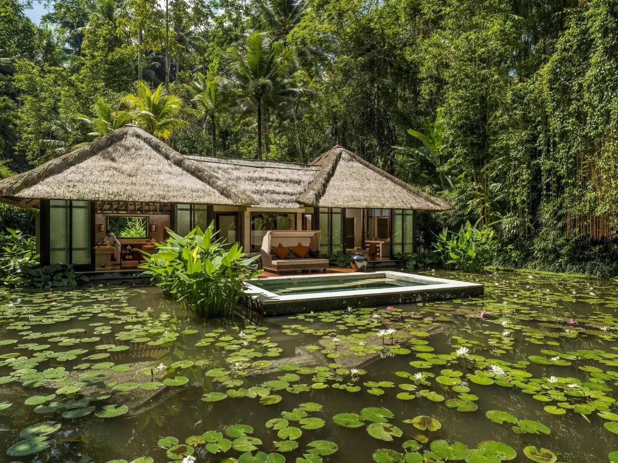 Facade/entrance, Swimming Pool in Four Seasons Resort Bali at Sayan