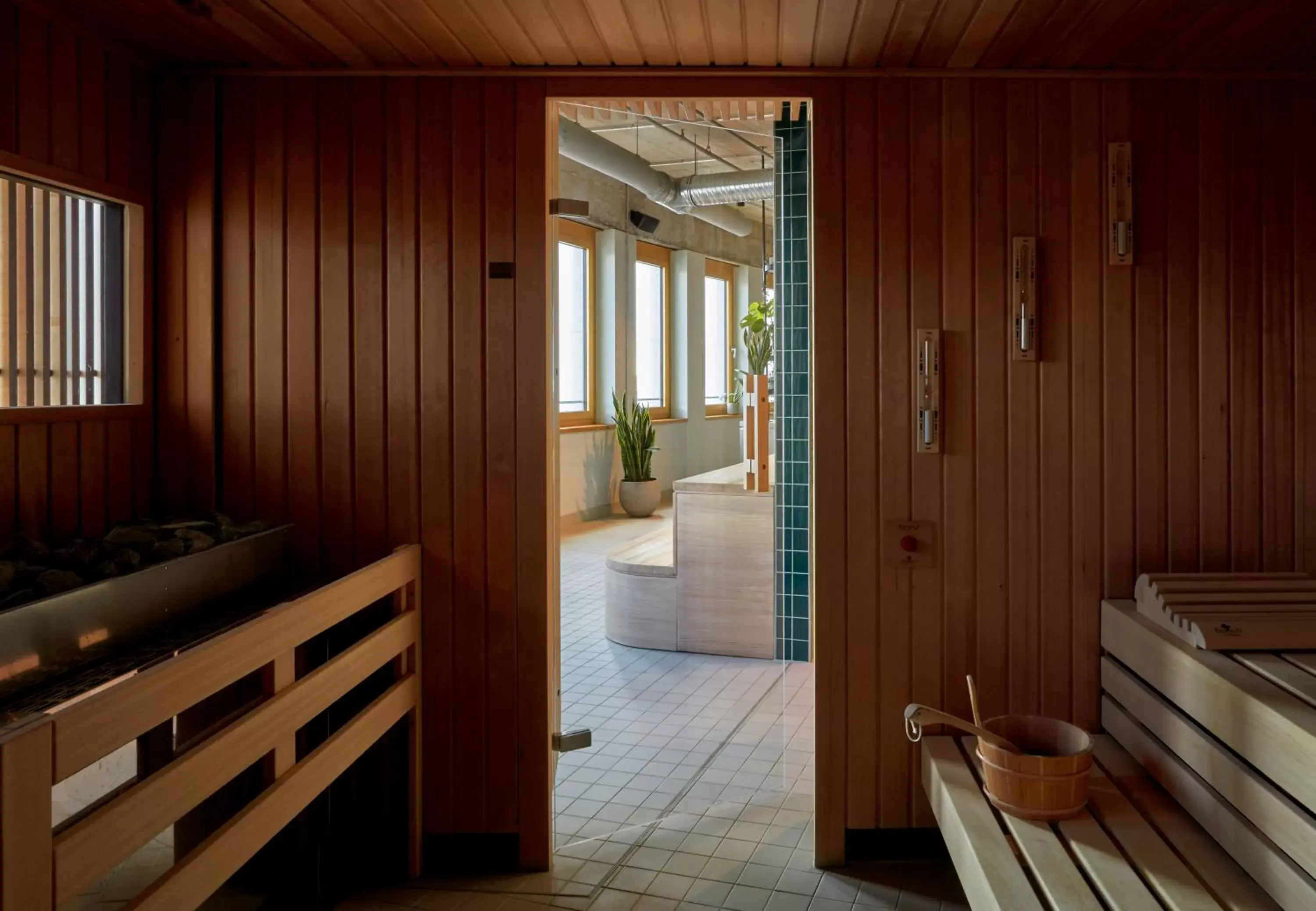 Sauna in 25hours Hotel The Circle