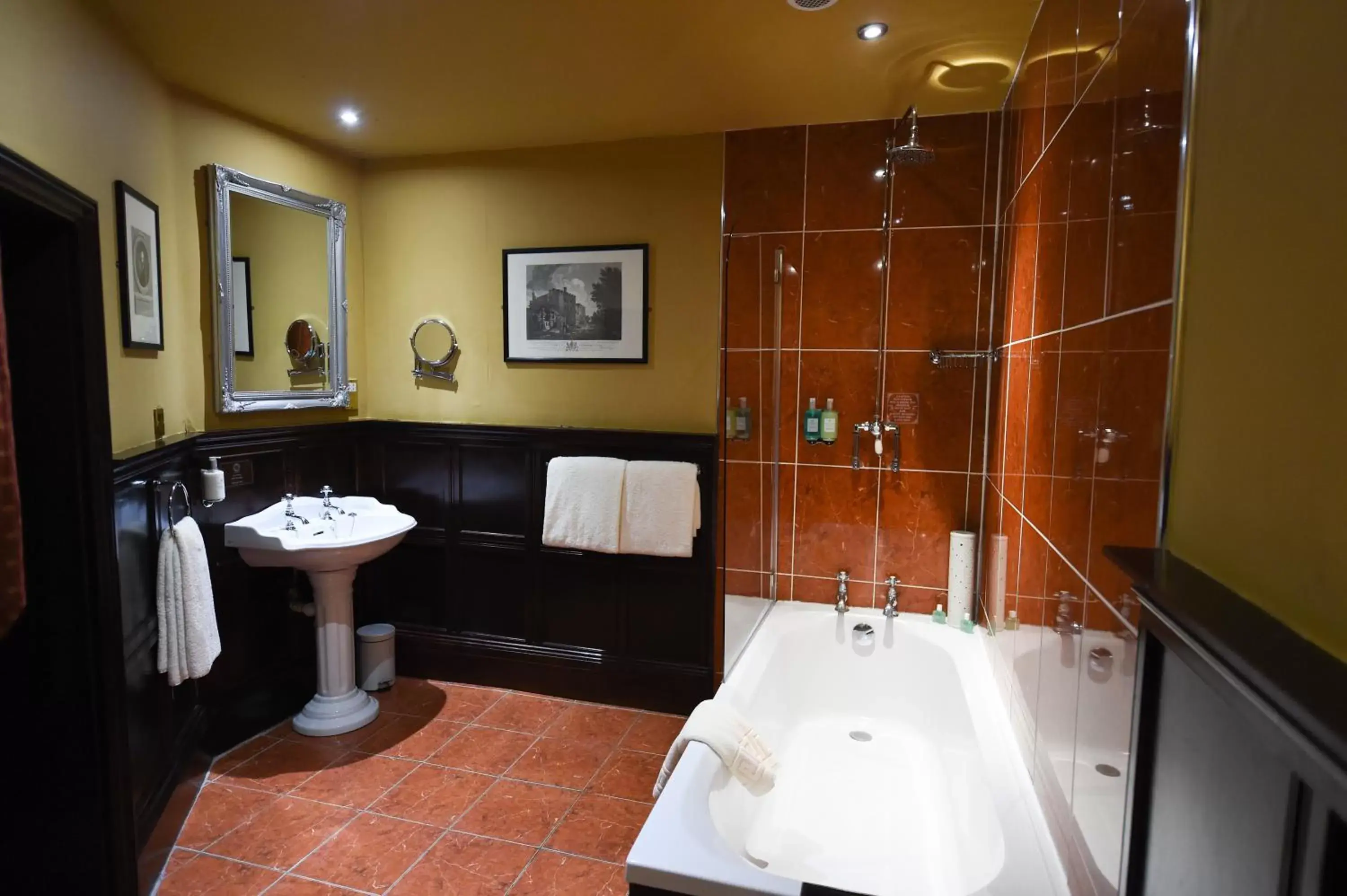 Bathroom in Lumley Castle Hotel