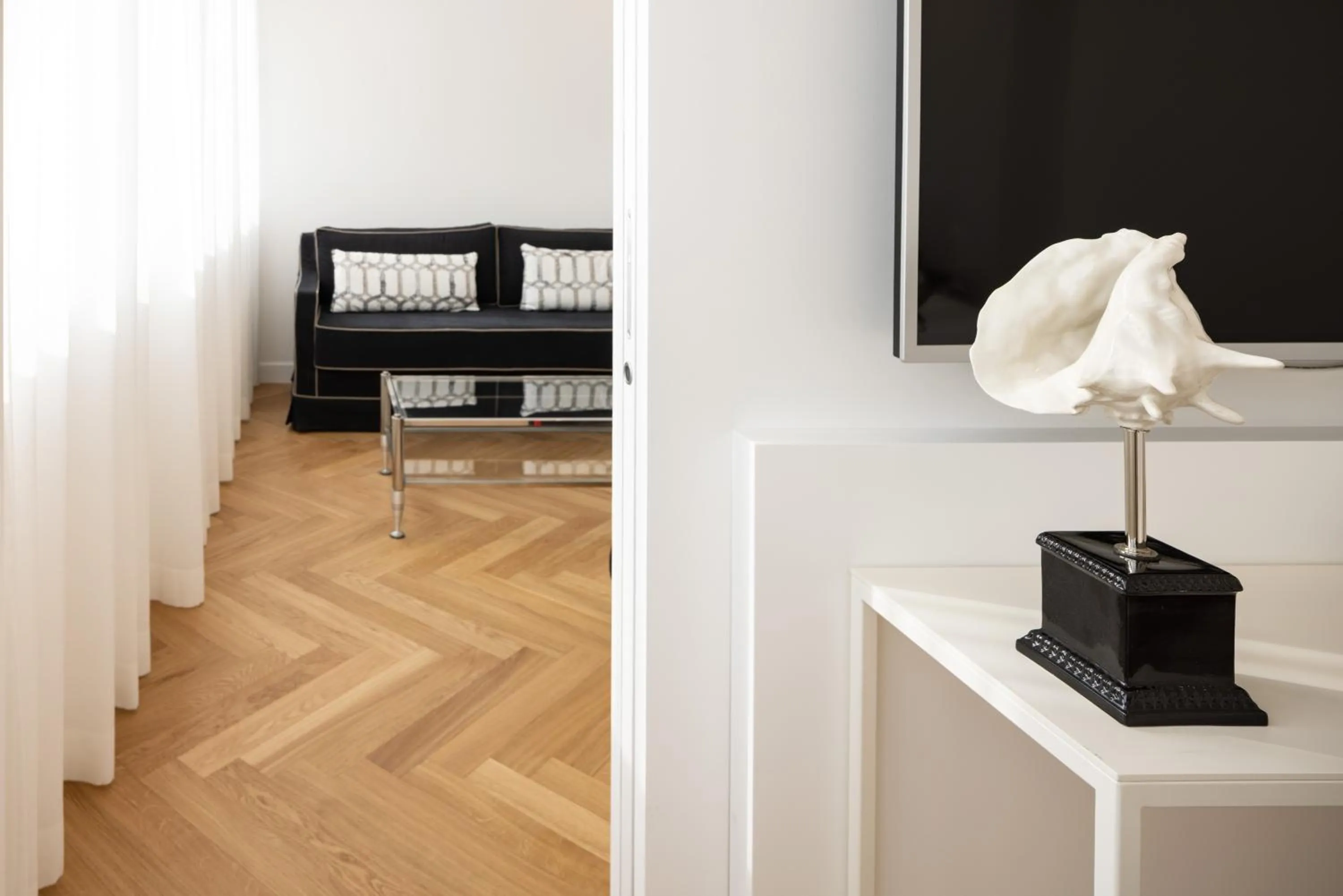 Living room, Bed in Hotel Morfeo