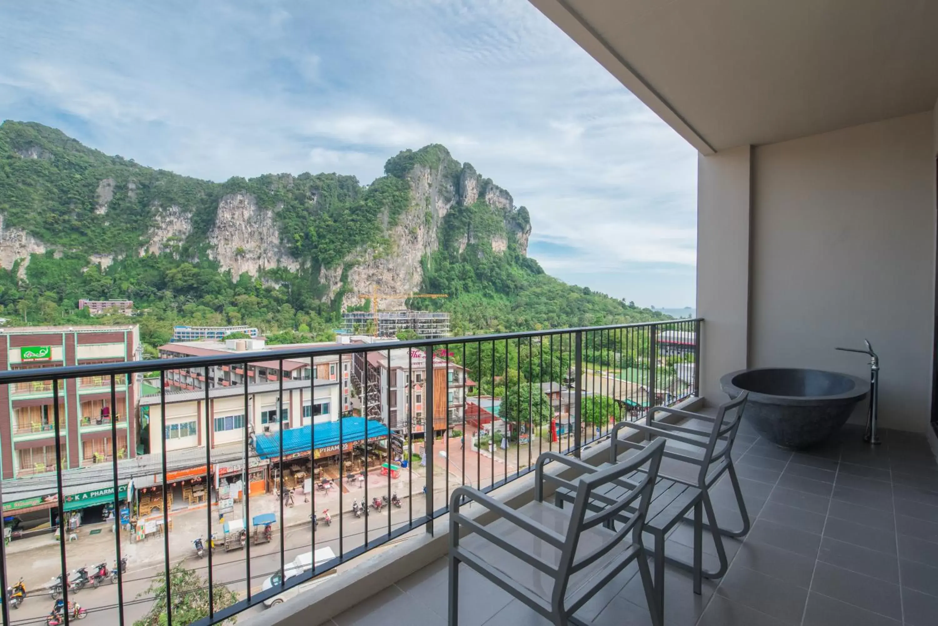 Mountain view, Balcony/Terrace in Sugar Marina Hotel CLIFFHANGER Aonang - SHA Extra Plus