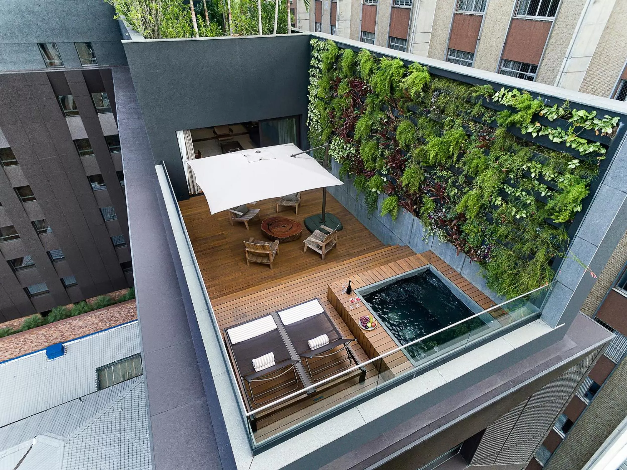 Bird's eye view in Hotel Fasano Belo Horizonte