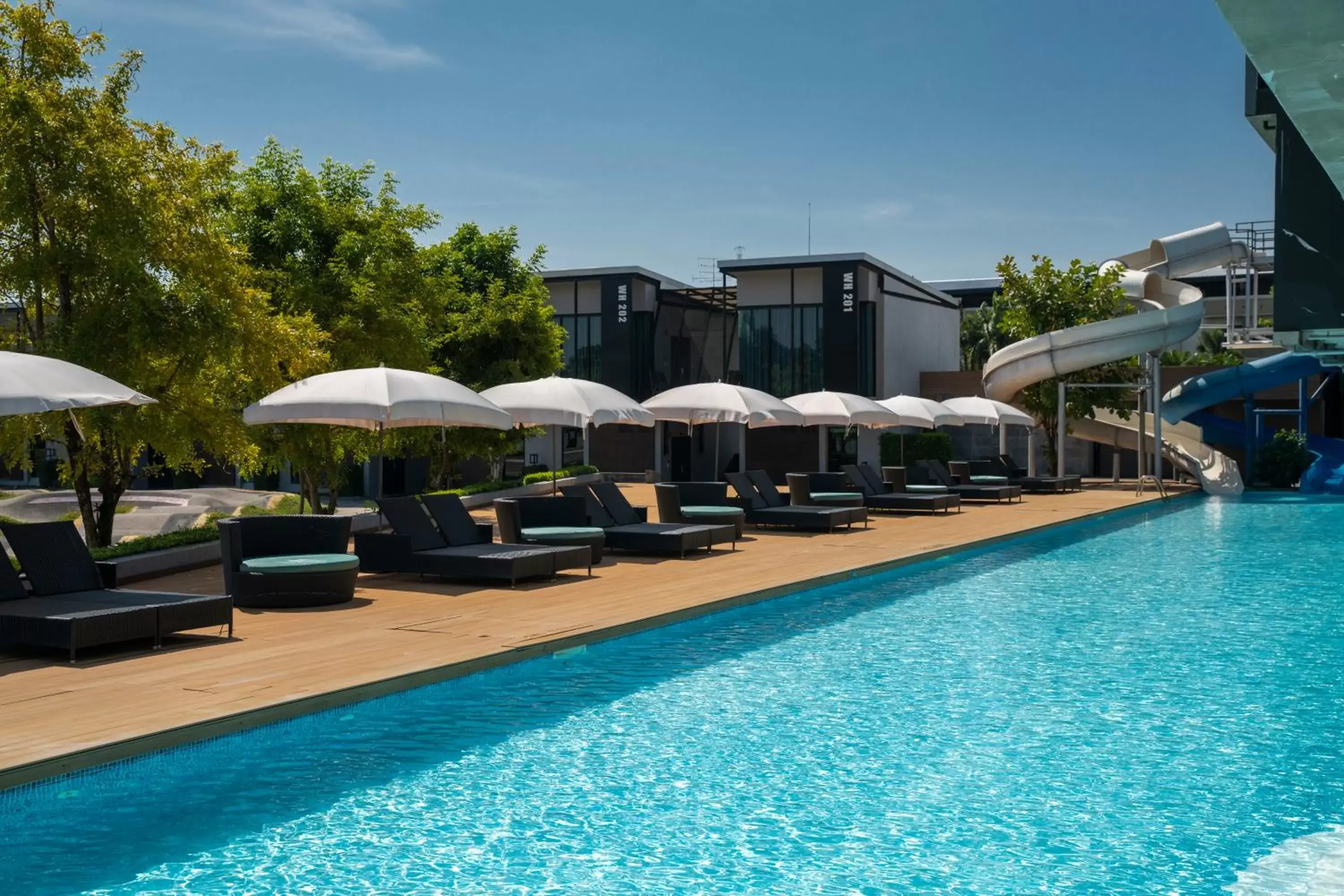 Swimming Pool in The VELO'S Hotel and Pumptrack