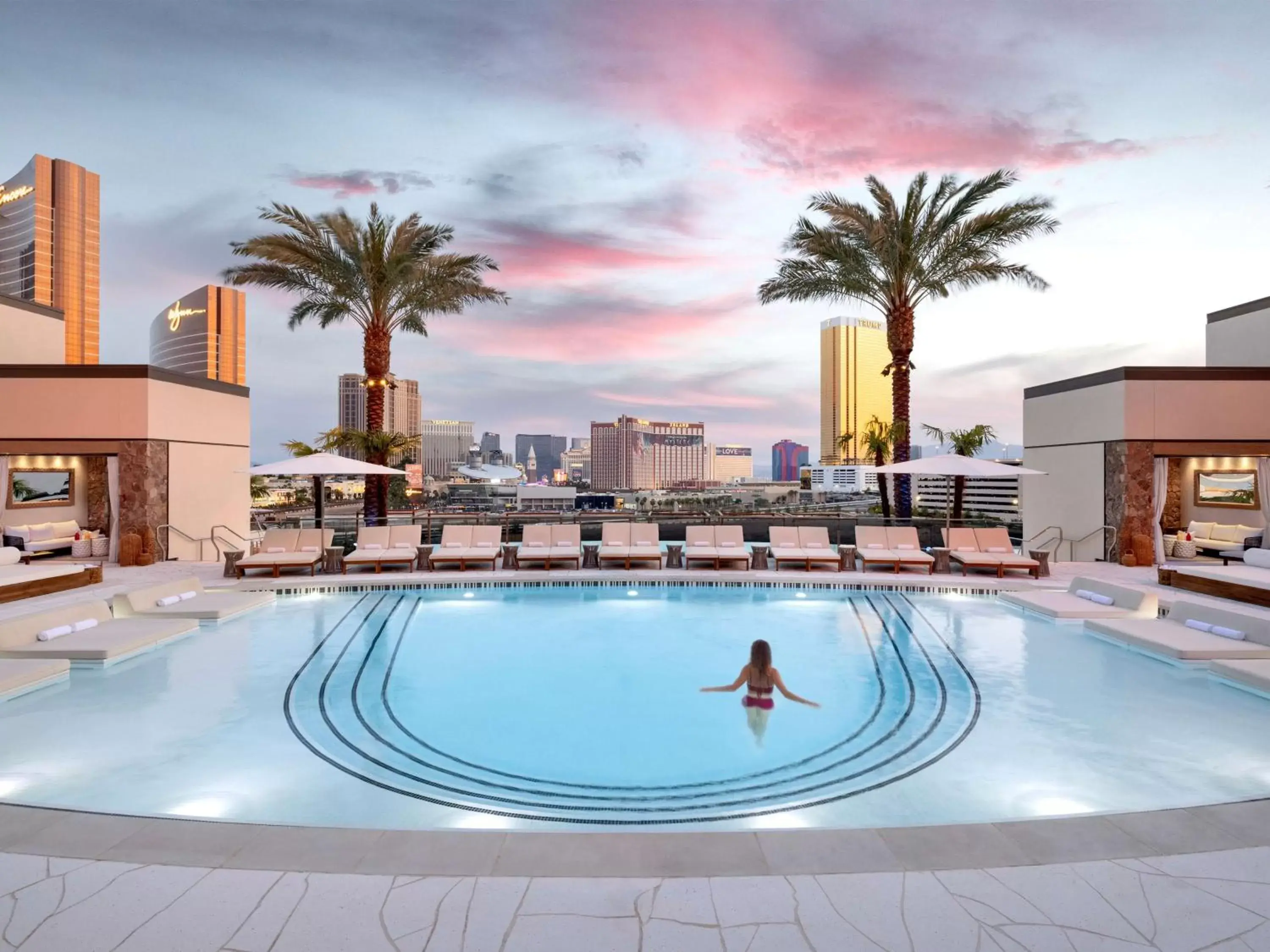 Pool view, Swimming Pool in Conrad Las Vegas At Resorts World