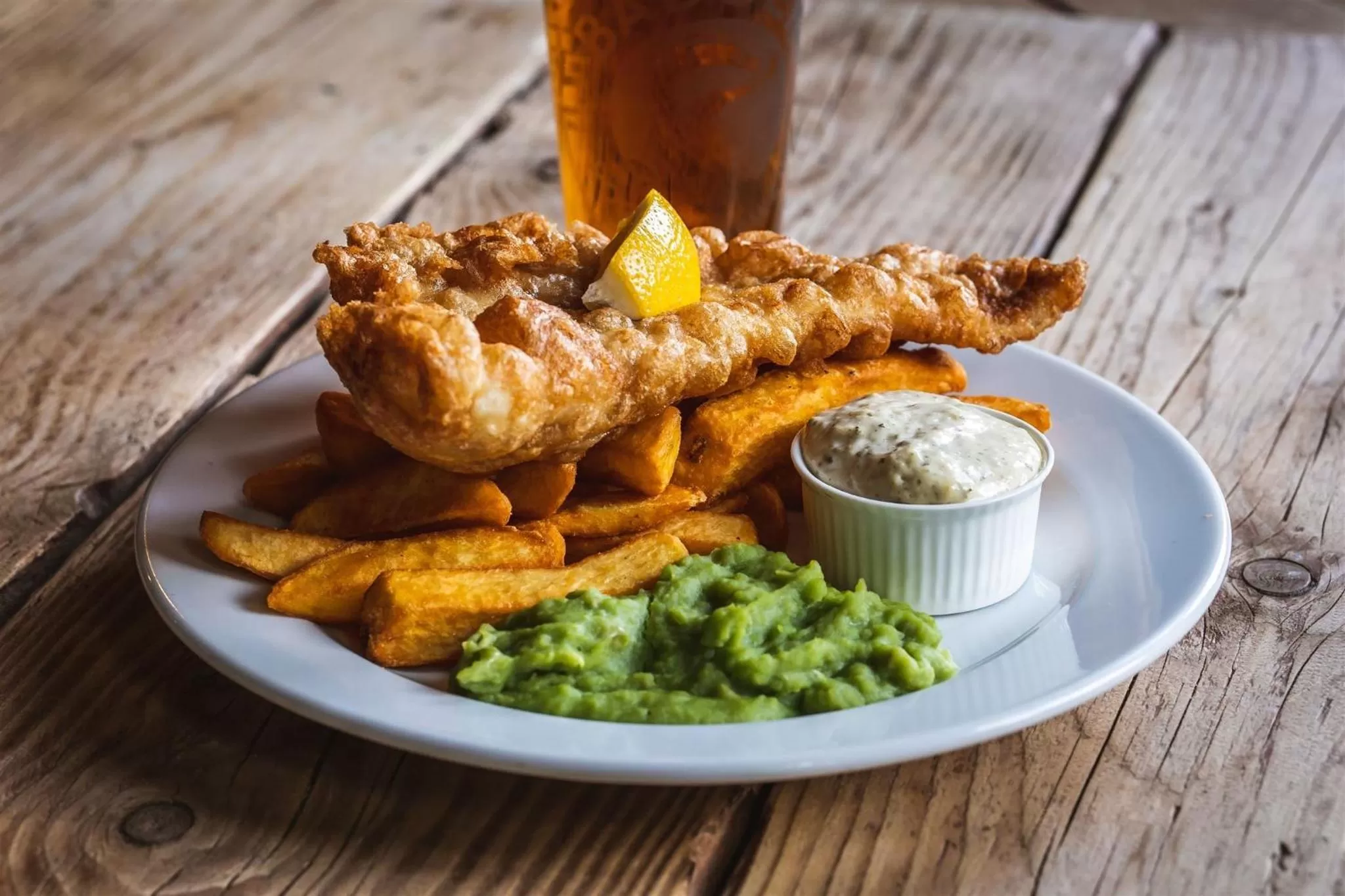 Food and drinks in The Old Ship Aground