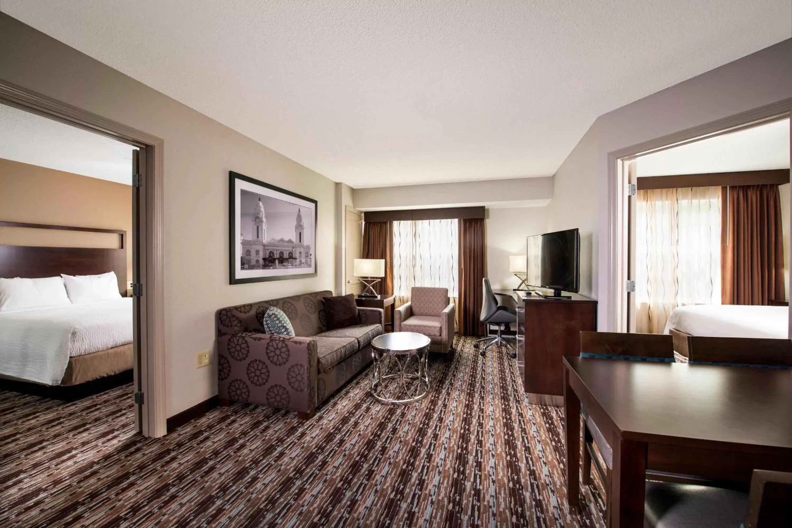 Bedroom, Seating Area in Residence Inn Worcester