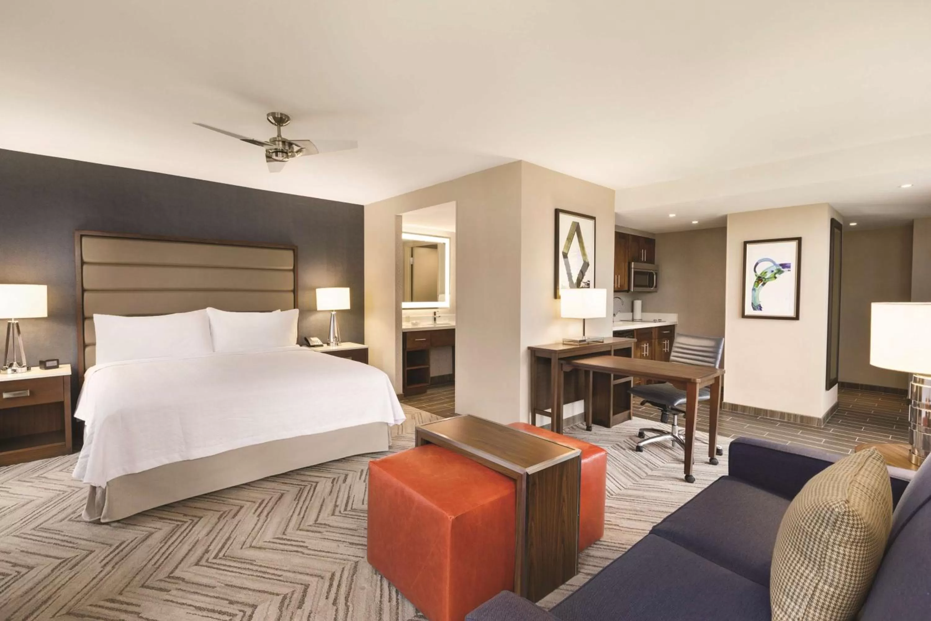 Bedroom, Bed in Homewood Suites by Hilton Washington DC Capitol-Navy Yard