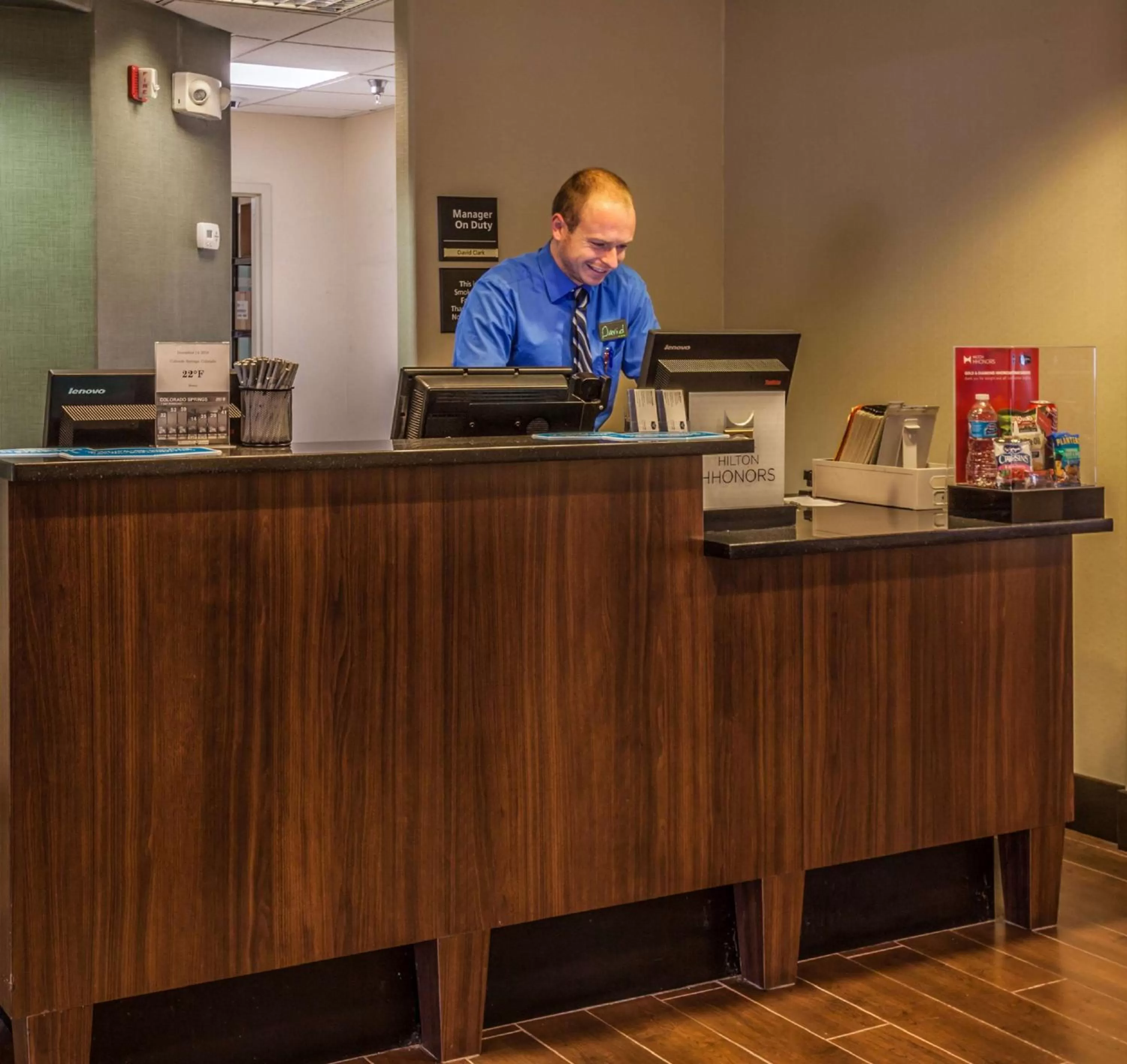 Lobby or reception in Hampton Inn Colorado Springs-Airport