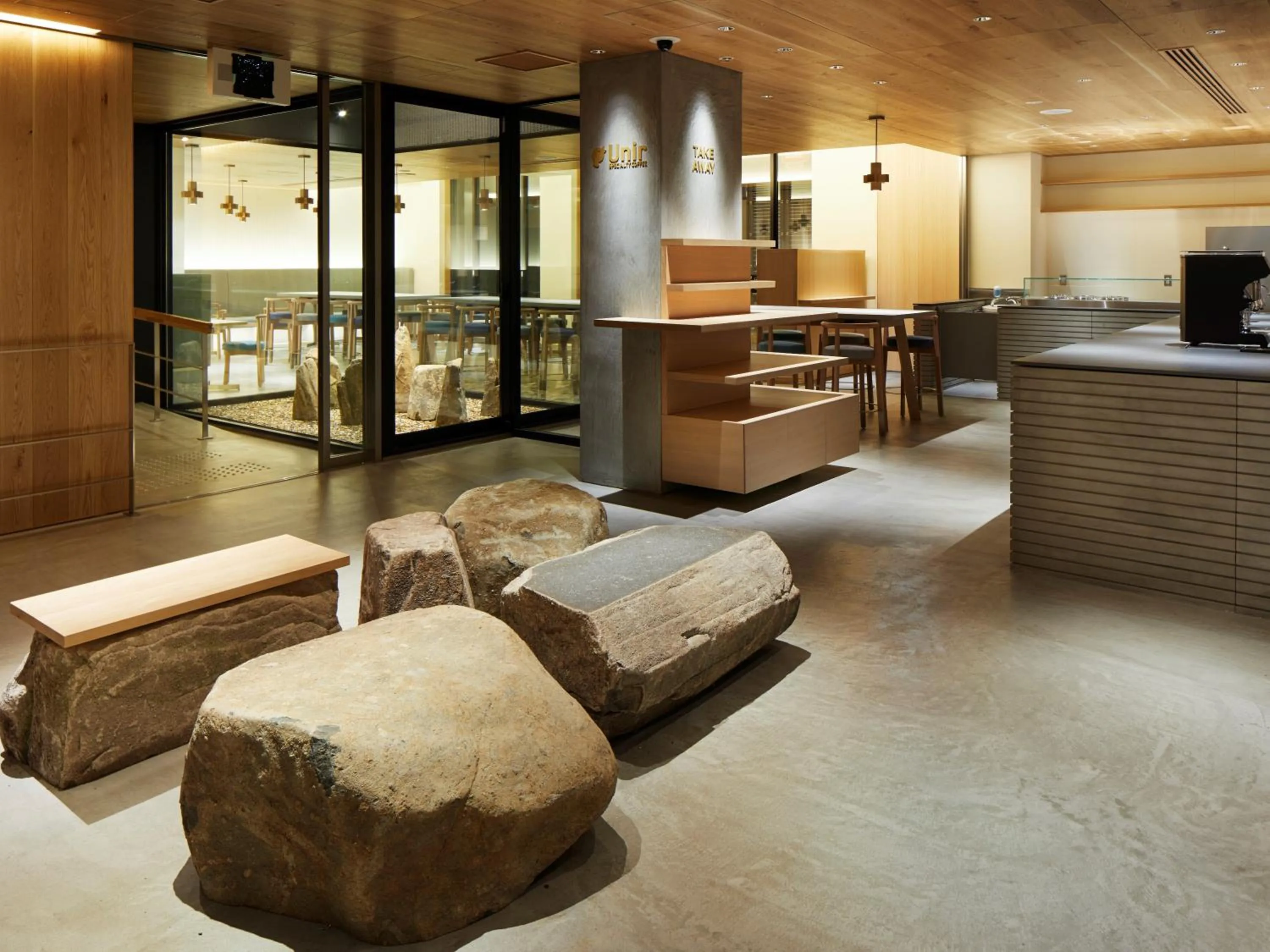 Lobby or reception in hotel androoms Kyoto Shichijo