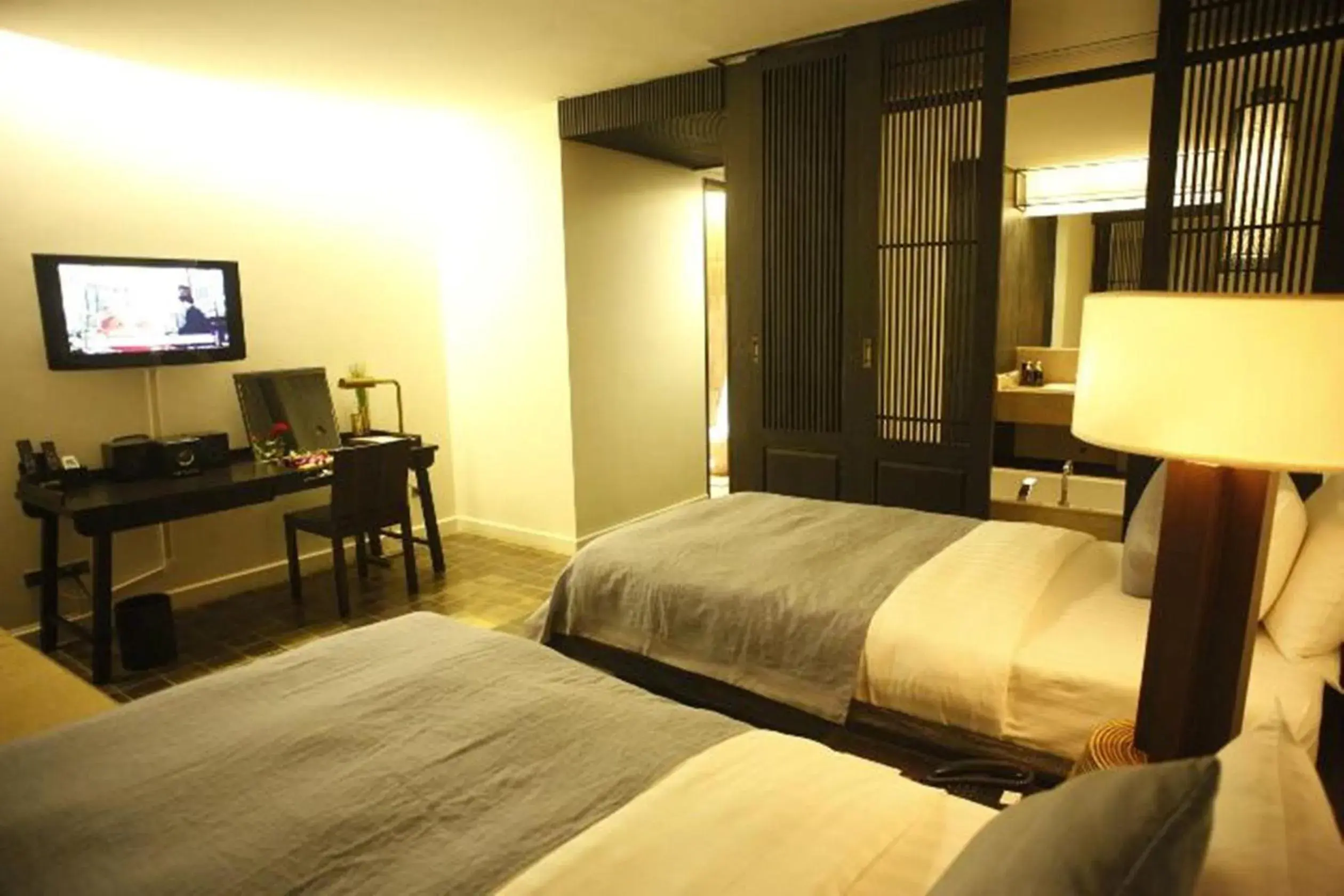Bed in Aruntara Riverside Boutique Hotel
