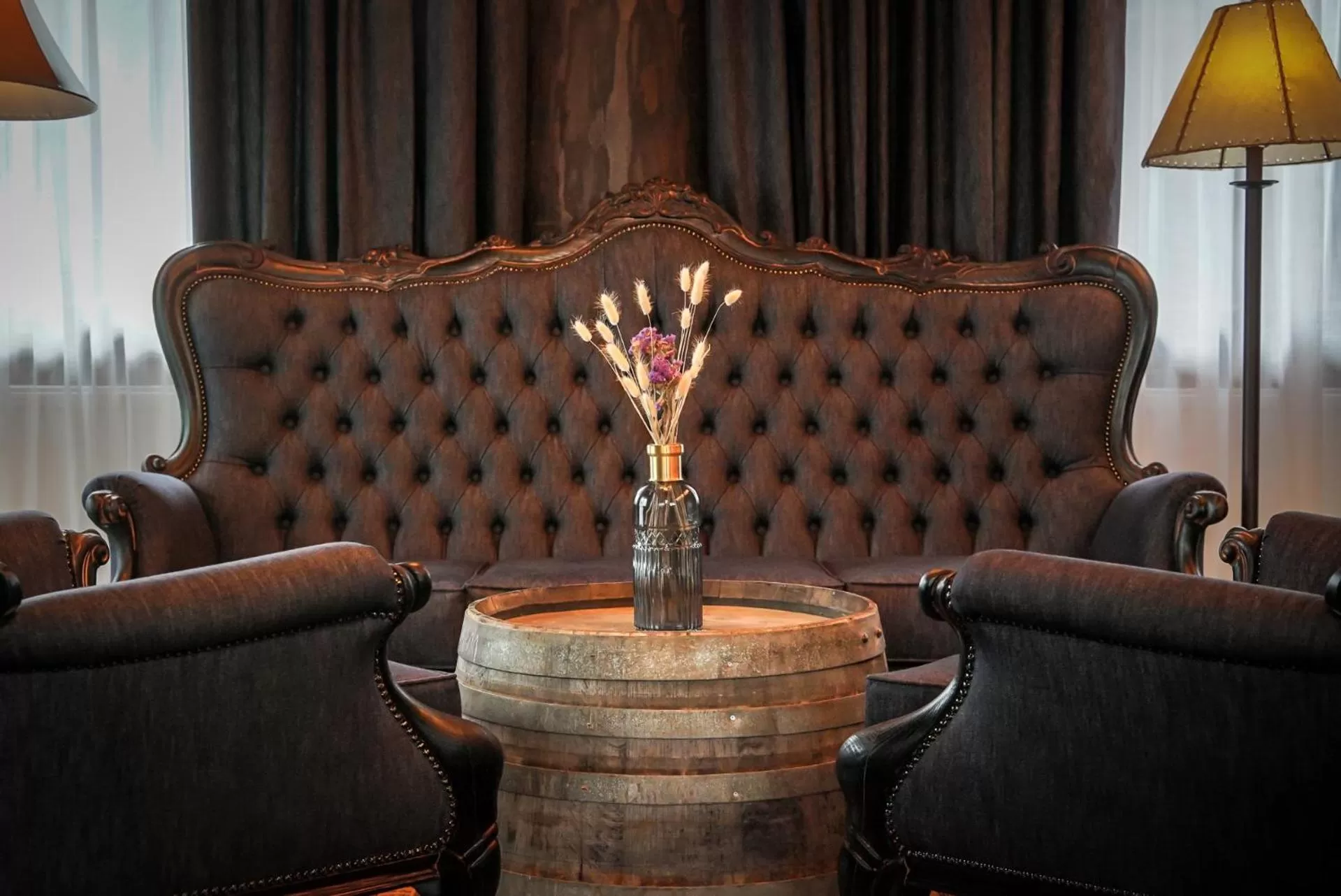 Seating area in Timberjacks Kassel Motel