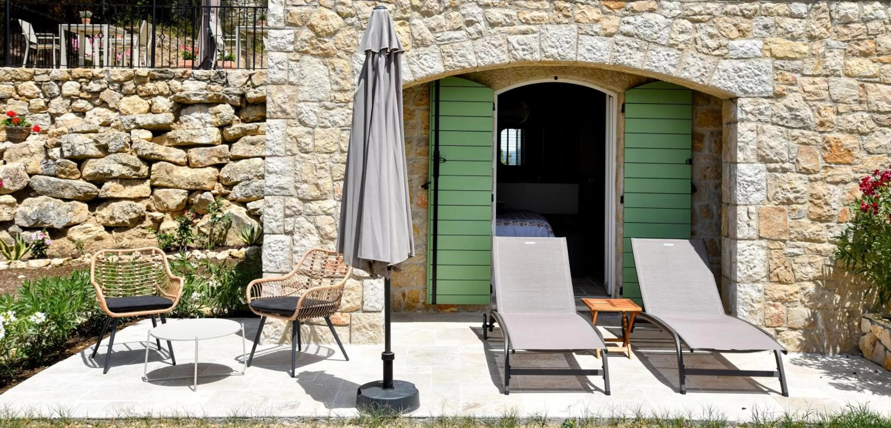 Garden in Chambre d'hôtes Cottes