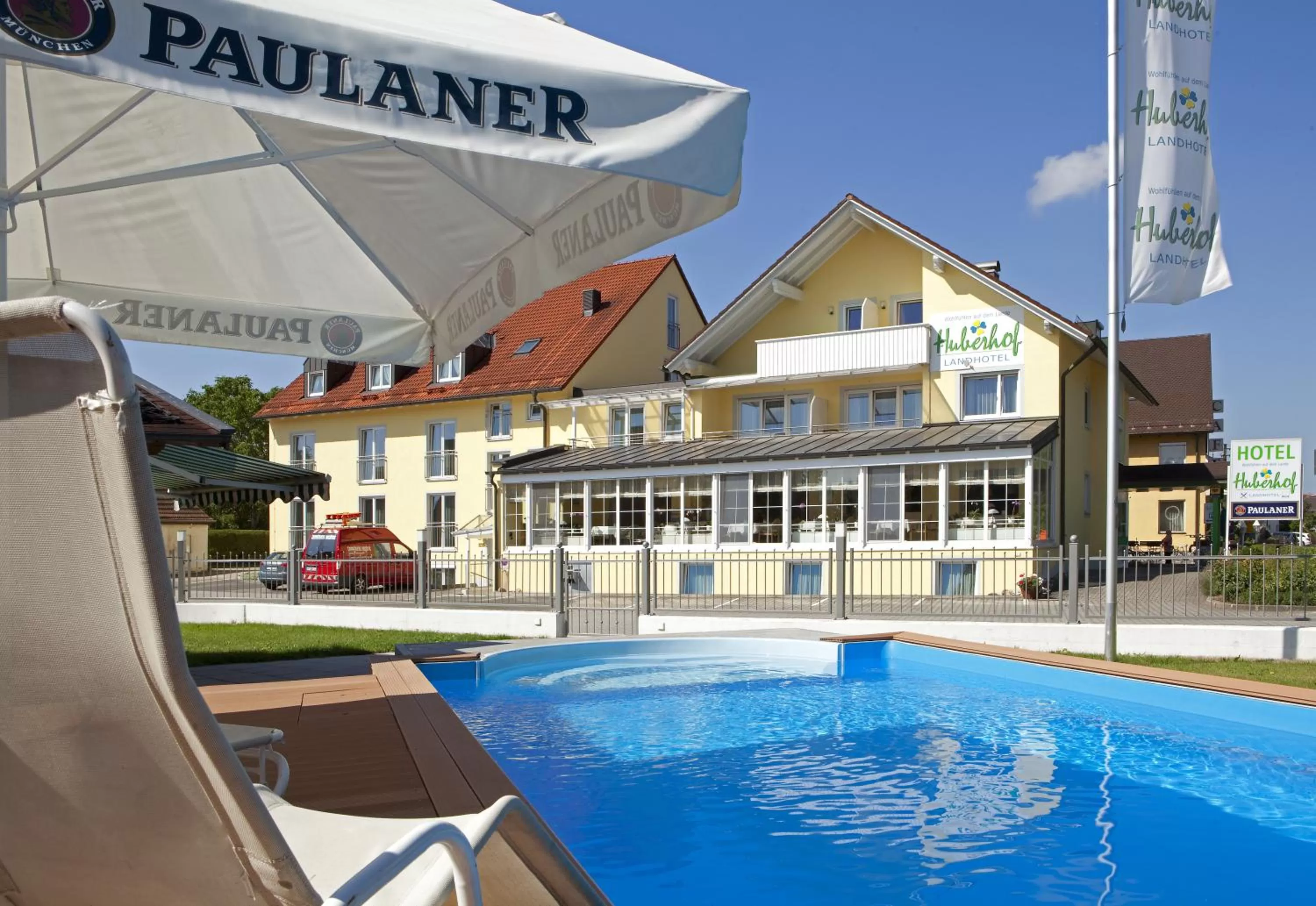 Property building in Landhotel Restaurant Huberhof Allershausen