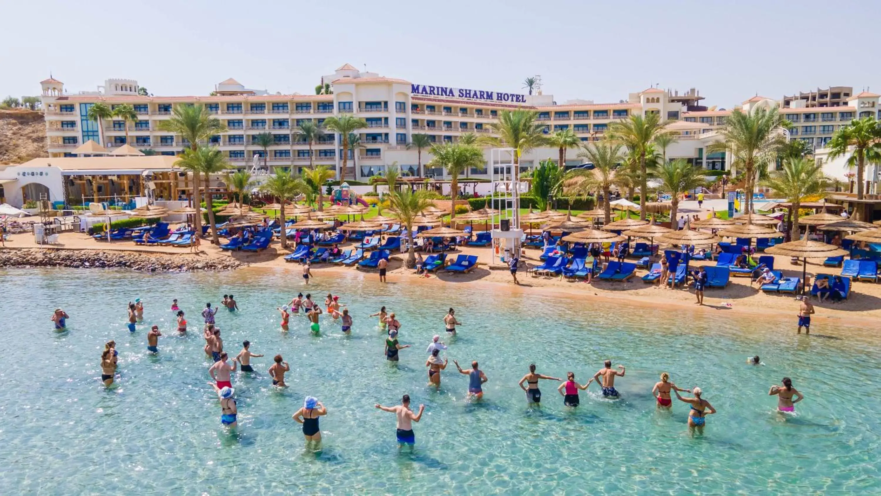 Beach in Marina Sharm Hotel