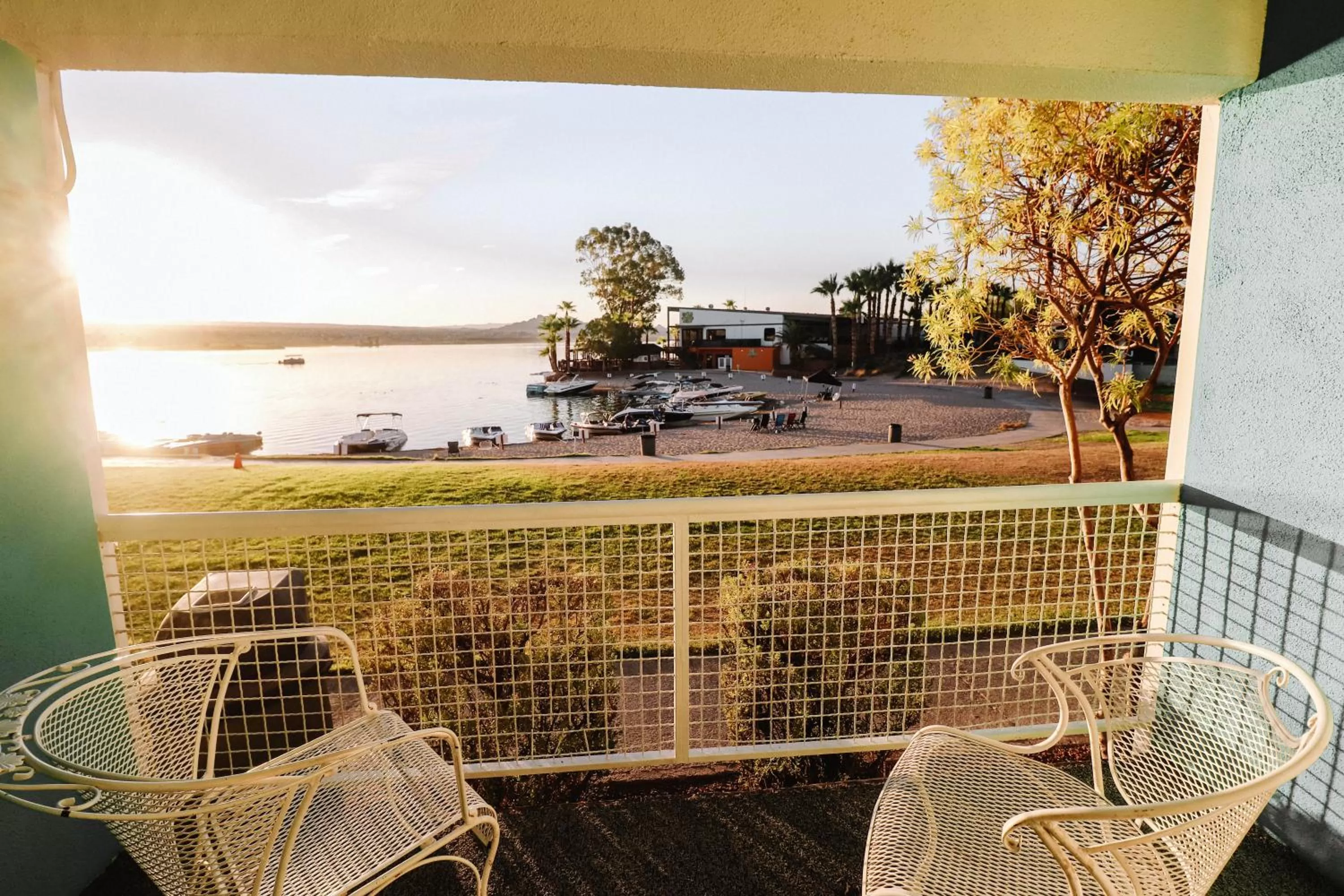Patio in The Nautical Beachfront Resort