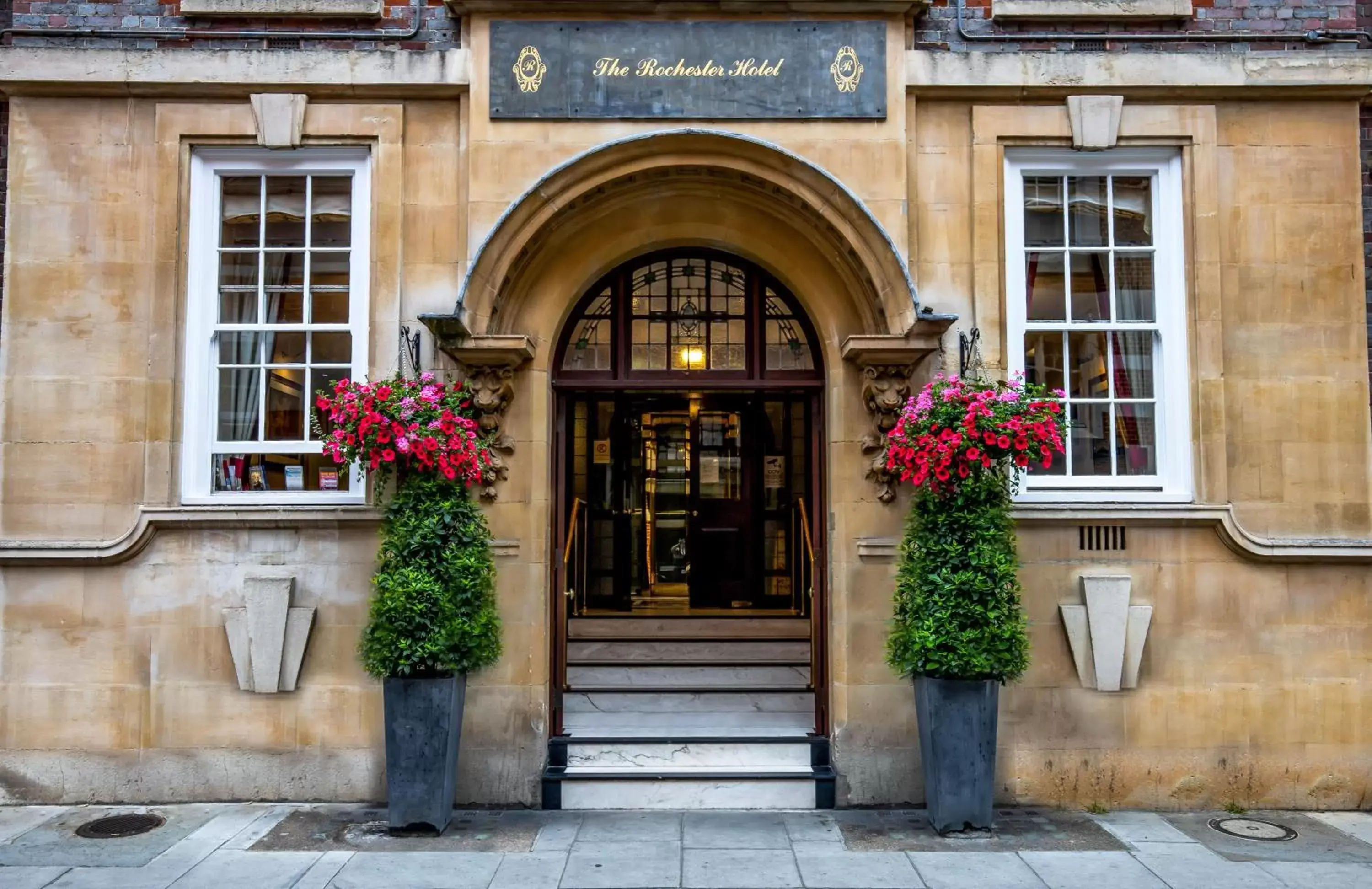 Facade/entrance in Rochester Hotel by Blue Orchid