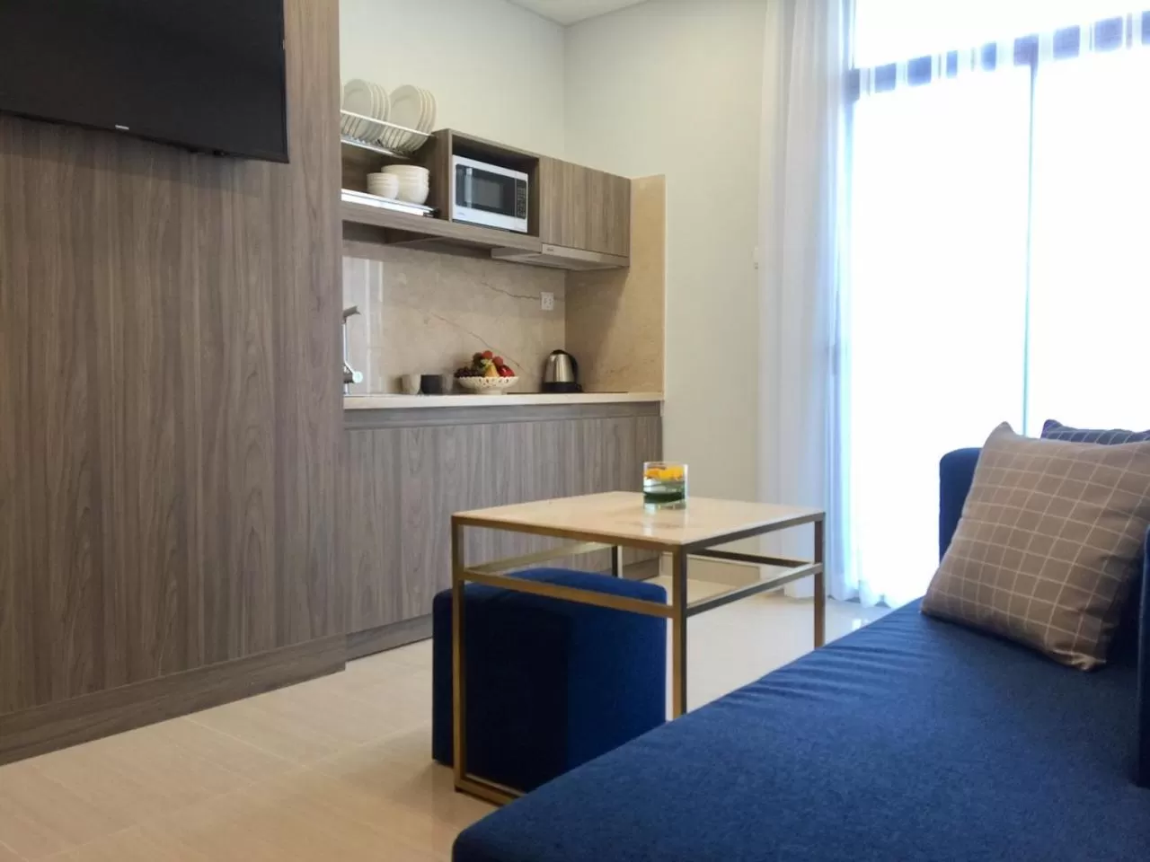 Seating area in Aurora Western Village