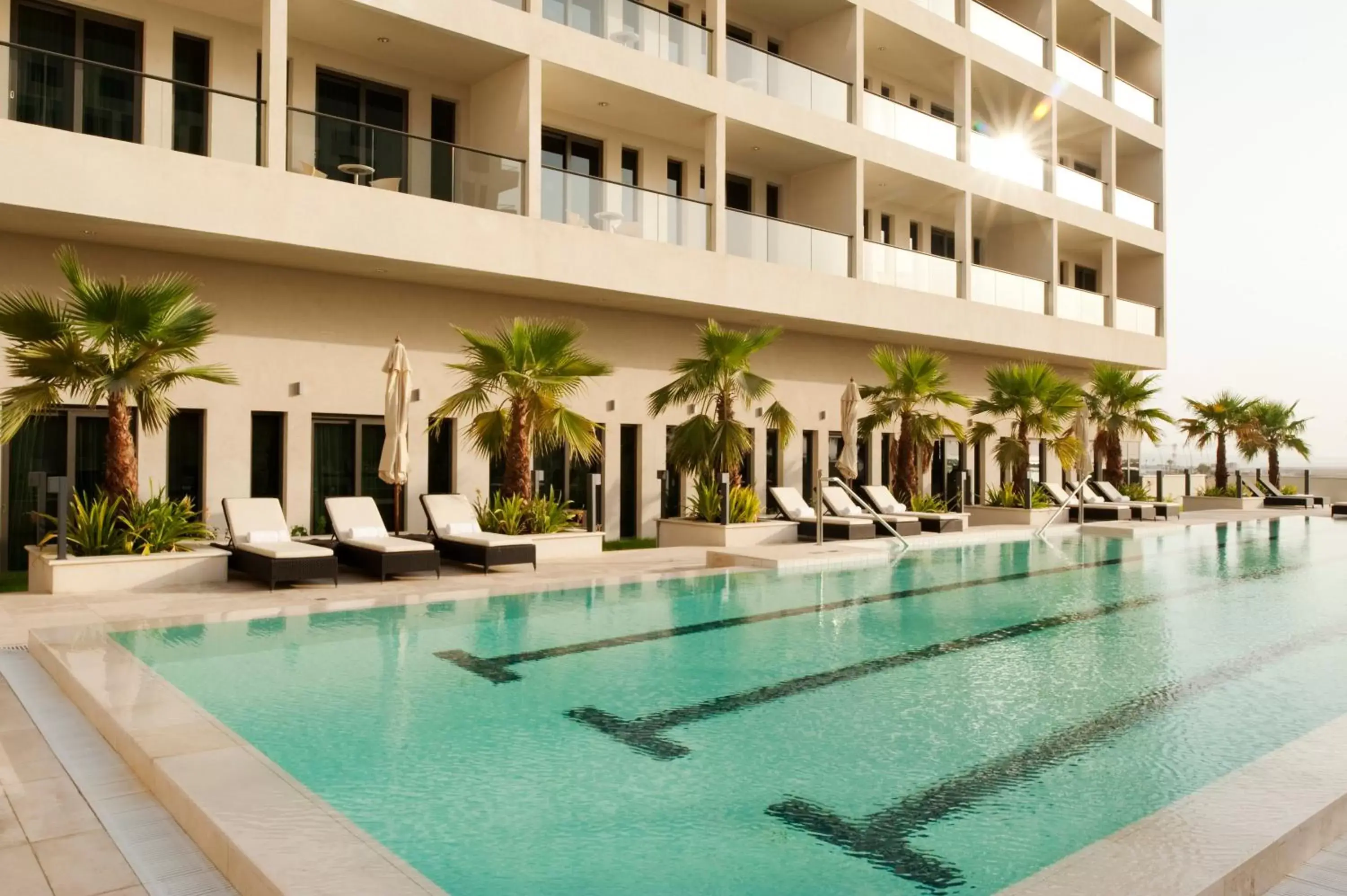 Swimming Pool in Staybridge Suites Yas Island Abu Dhabi, an IHG Hotel