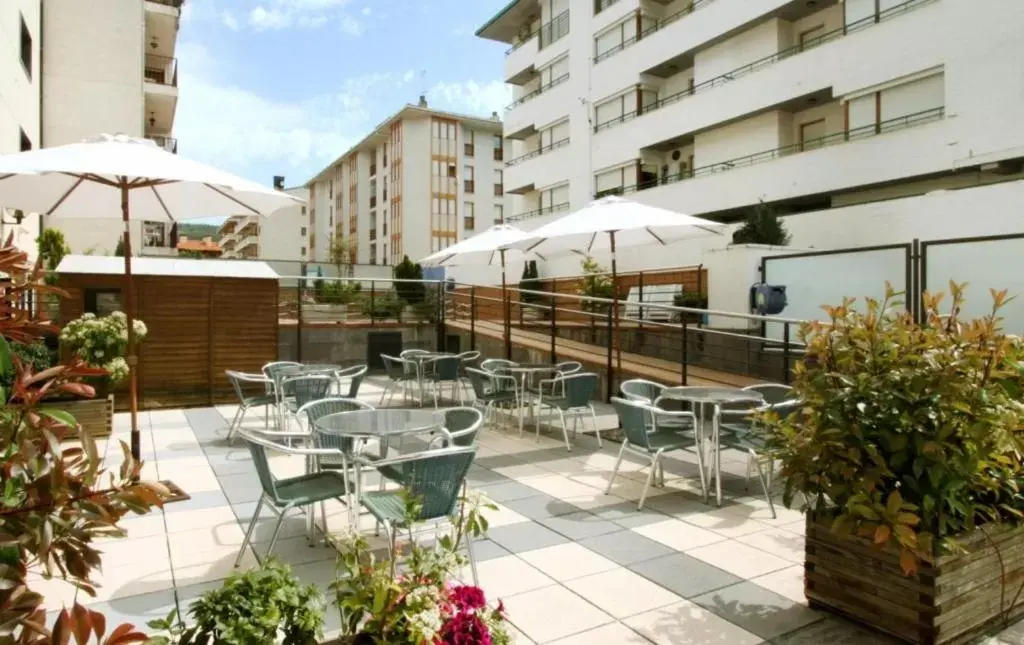 Balcony/Terrace in Hotel & Spa Real Jaca